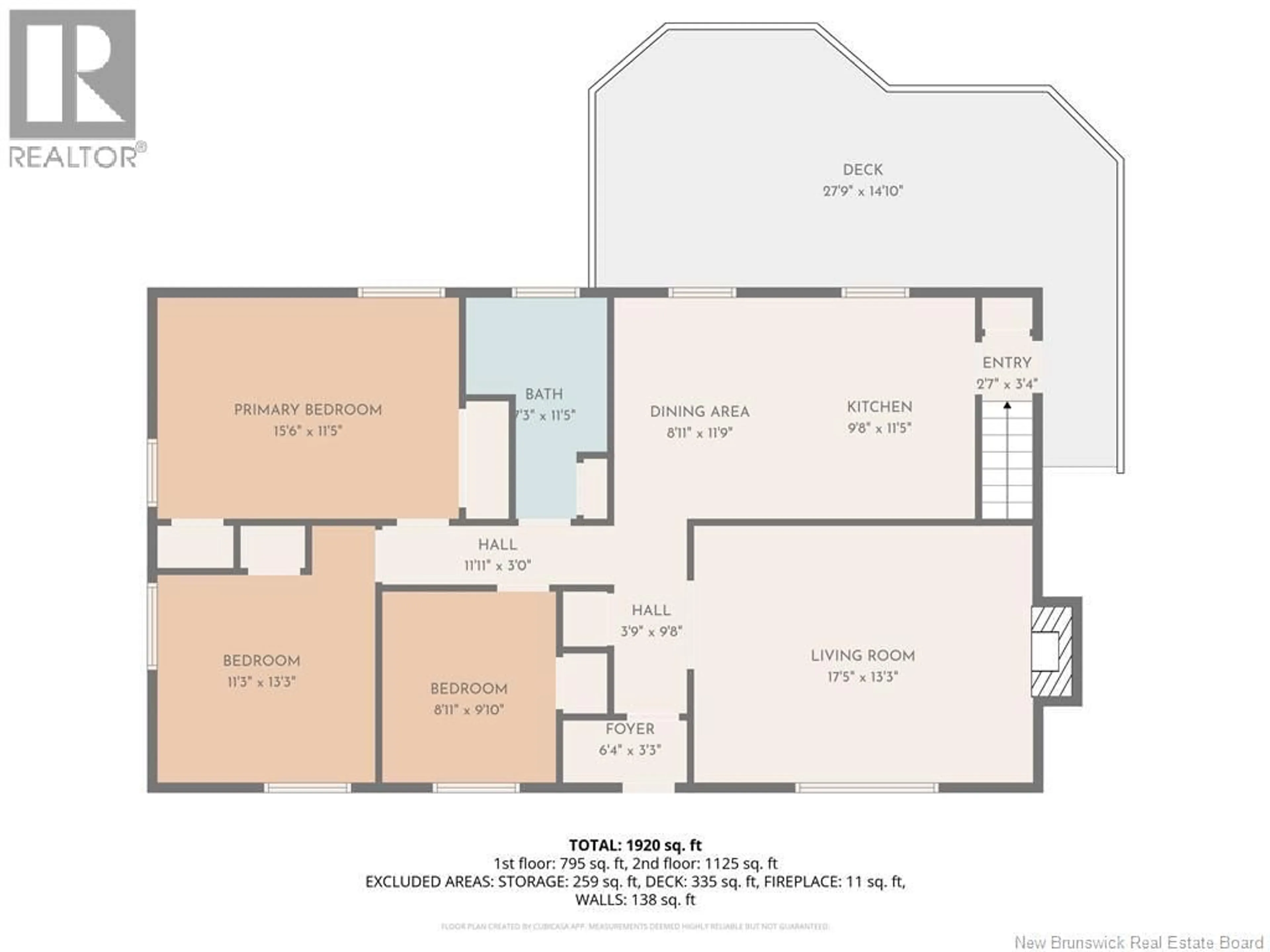 Floor plan for 119 BAYVIEW DRIVE, Saint John New Brunswick E2M4E2
