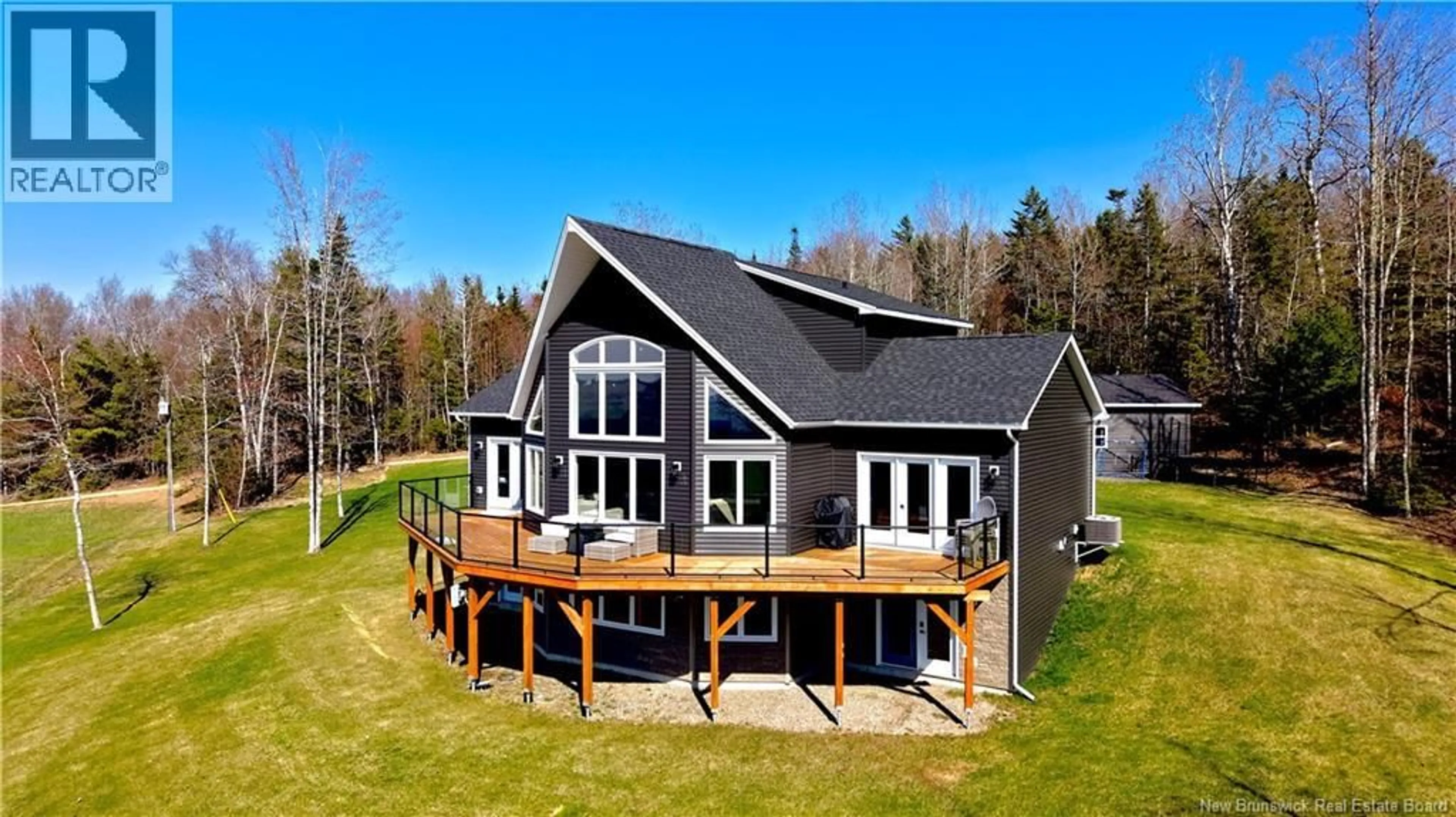 A pic from outside/outdoor area/front of a property/back of a property/a pic from drone, unknown for 16 OLD STAGE COACH ROAD, Anagance New Brunswick E4Z0J2