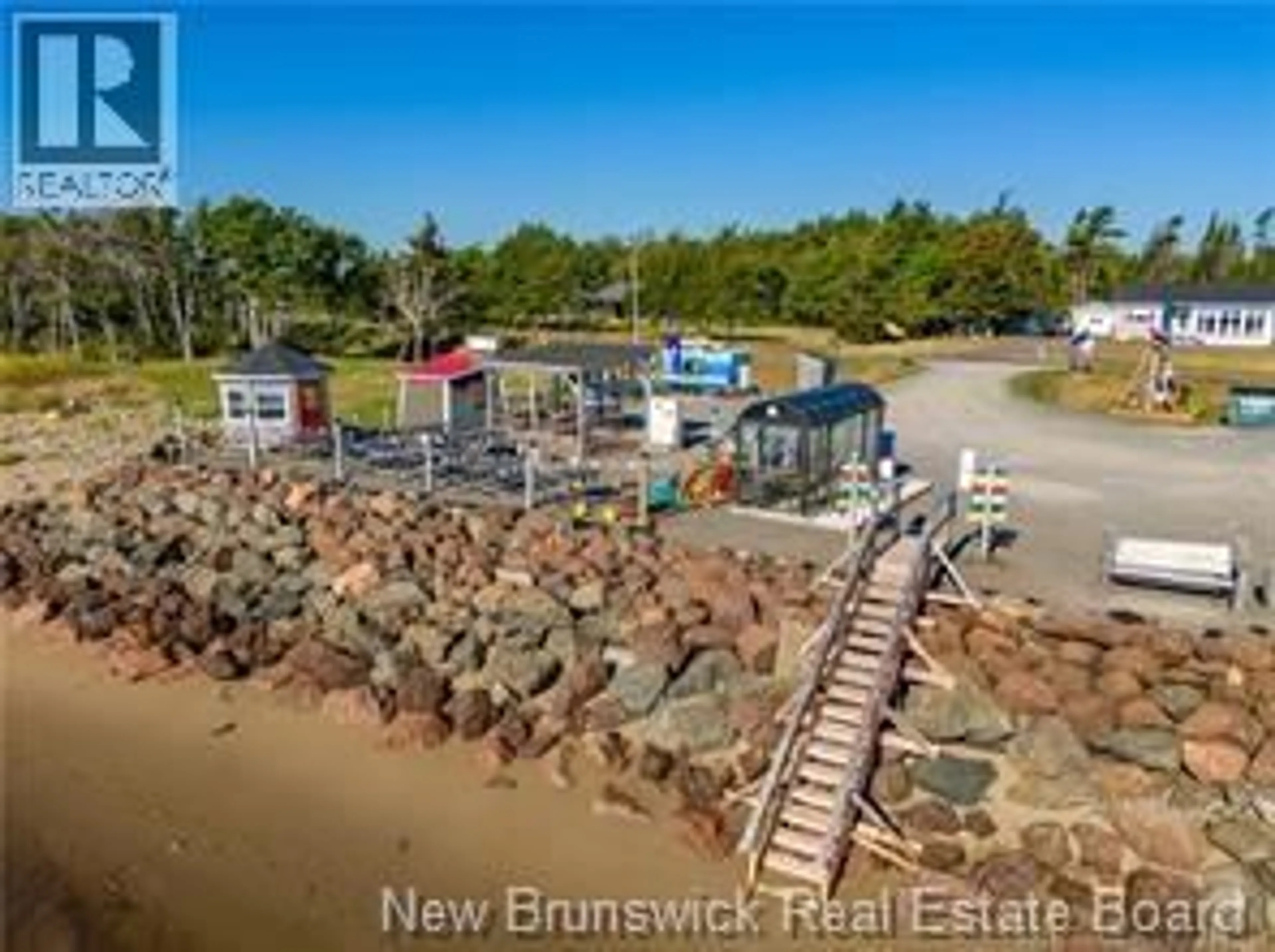 A pic from outside/outdoor area/front of a property/back of a property/a pic from drone, water/lake/river/ocean view for 2084 ROUTE 505, Cap Lumiere New Brunswick E4W1M2