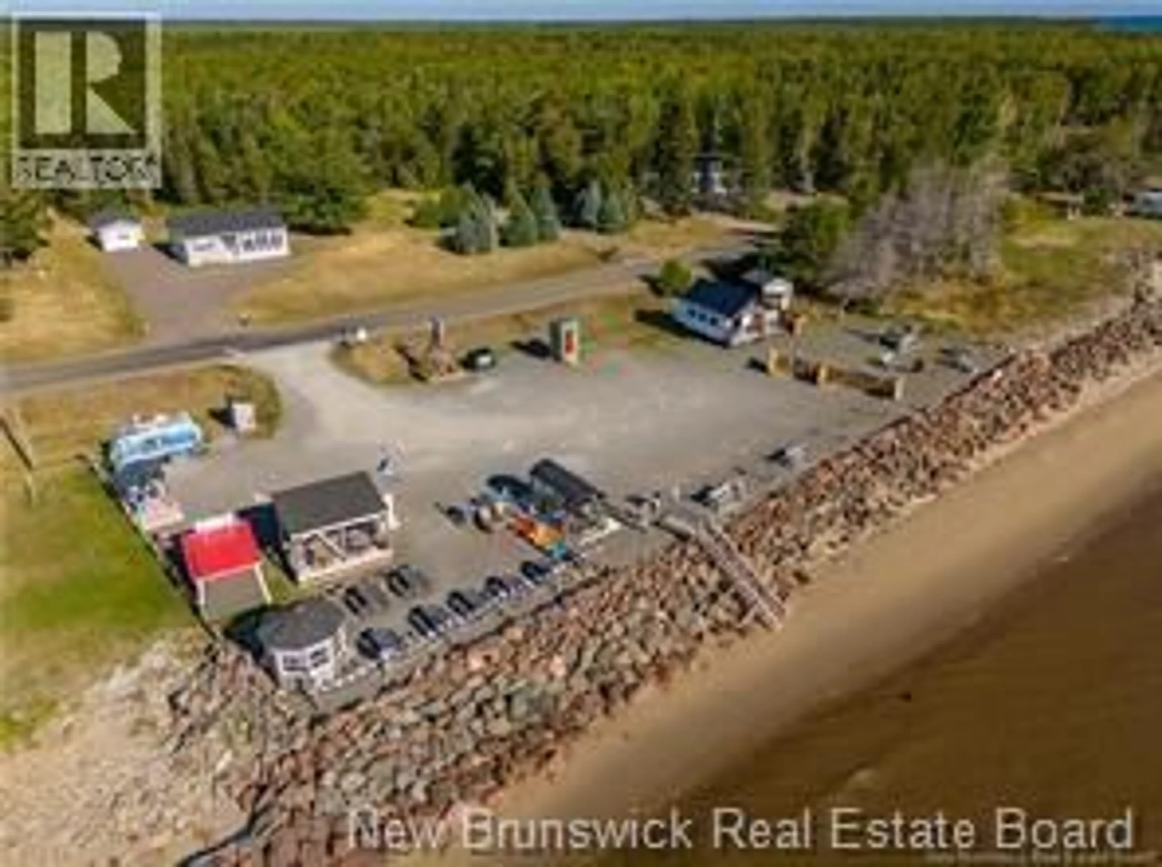 A pic from outside/outdoor area/front of a property/back of a property/a pic from drone, water/lake/river/ocean view for 2084 ROUTE 505, Cap Lumiere New Brunswick E4W1M2