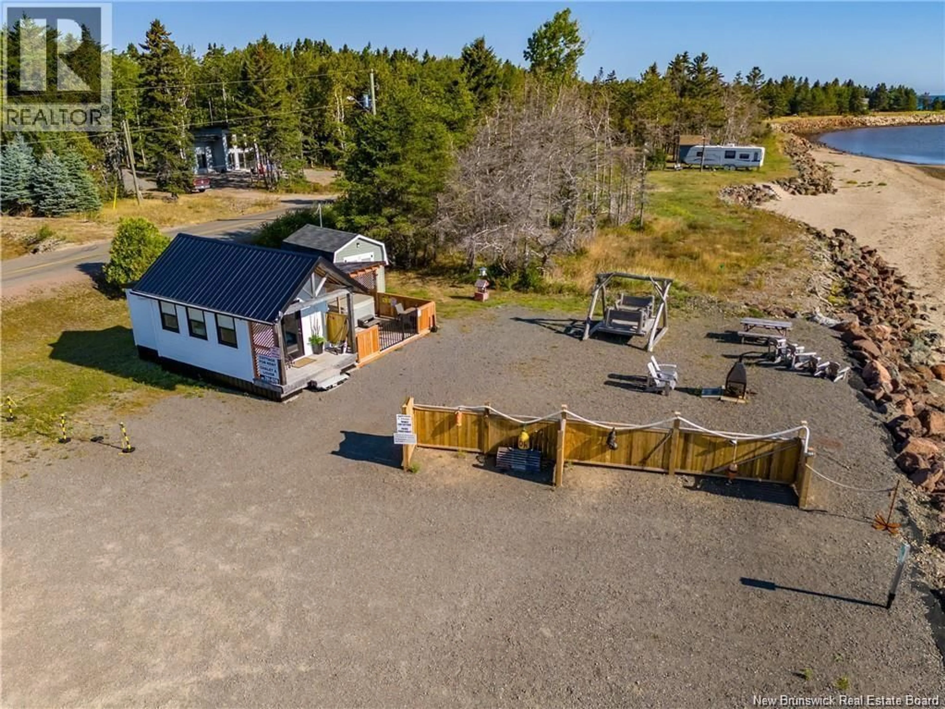 A pic from outside/outdoor area/front of a property/back of a property/a pic from drone, unknown for 2084 ROUTE 505, Cap Lumiere New Brunswick E4W1M2