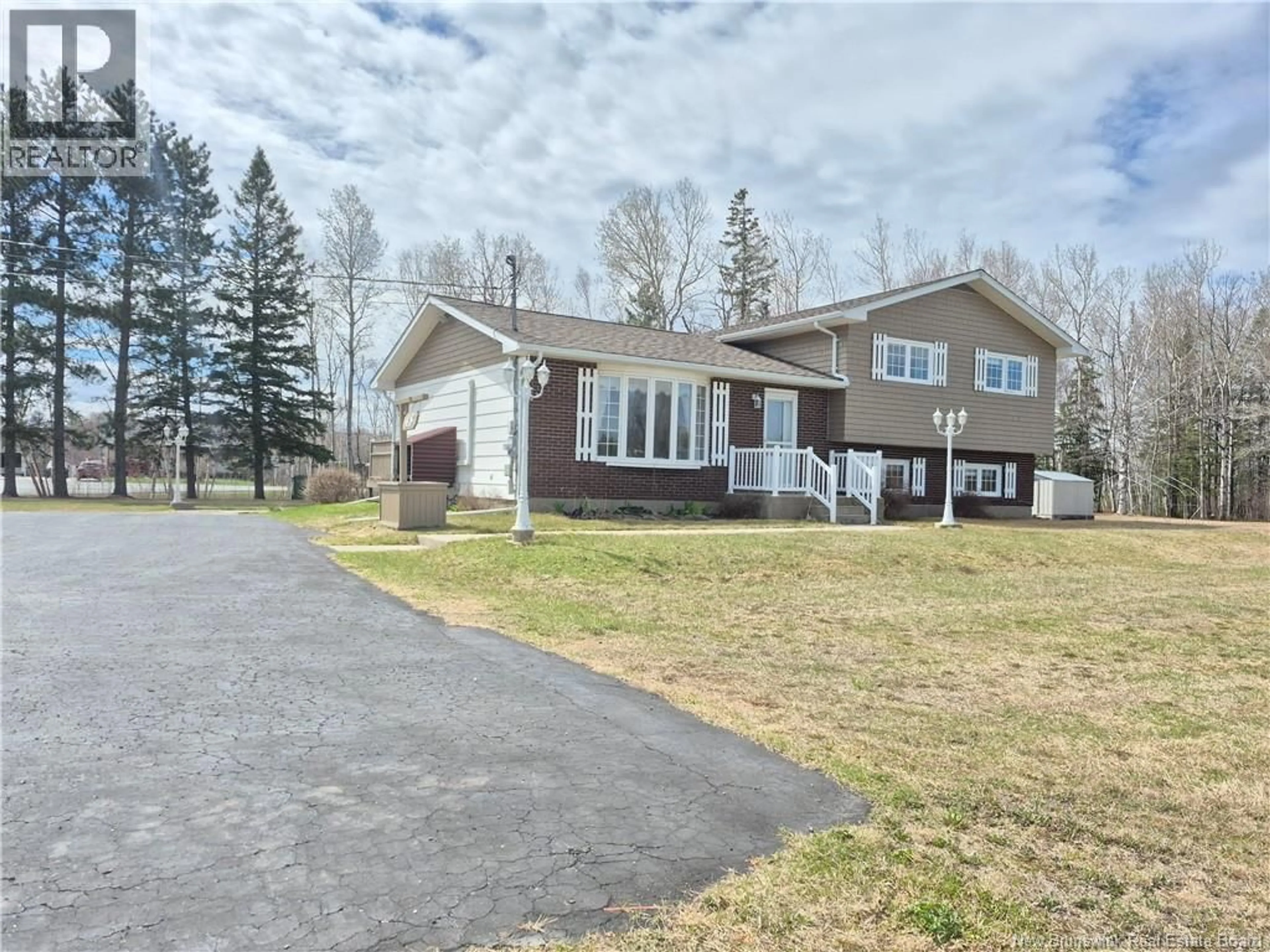 A pic from outside/outdoor area/front of a property/back of a property/a pic from drone, street for 48 RUE PIERRE, Tremblay New Brunswick E8J3C2