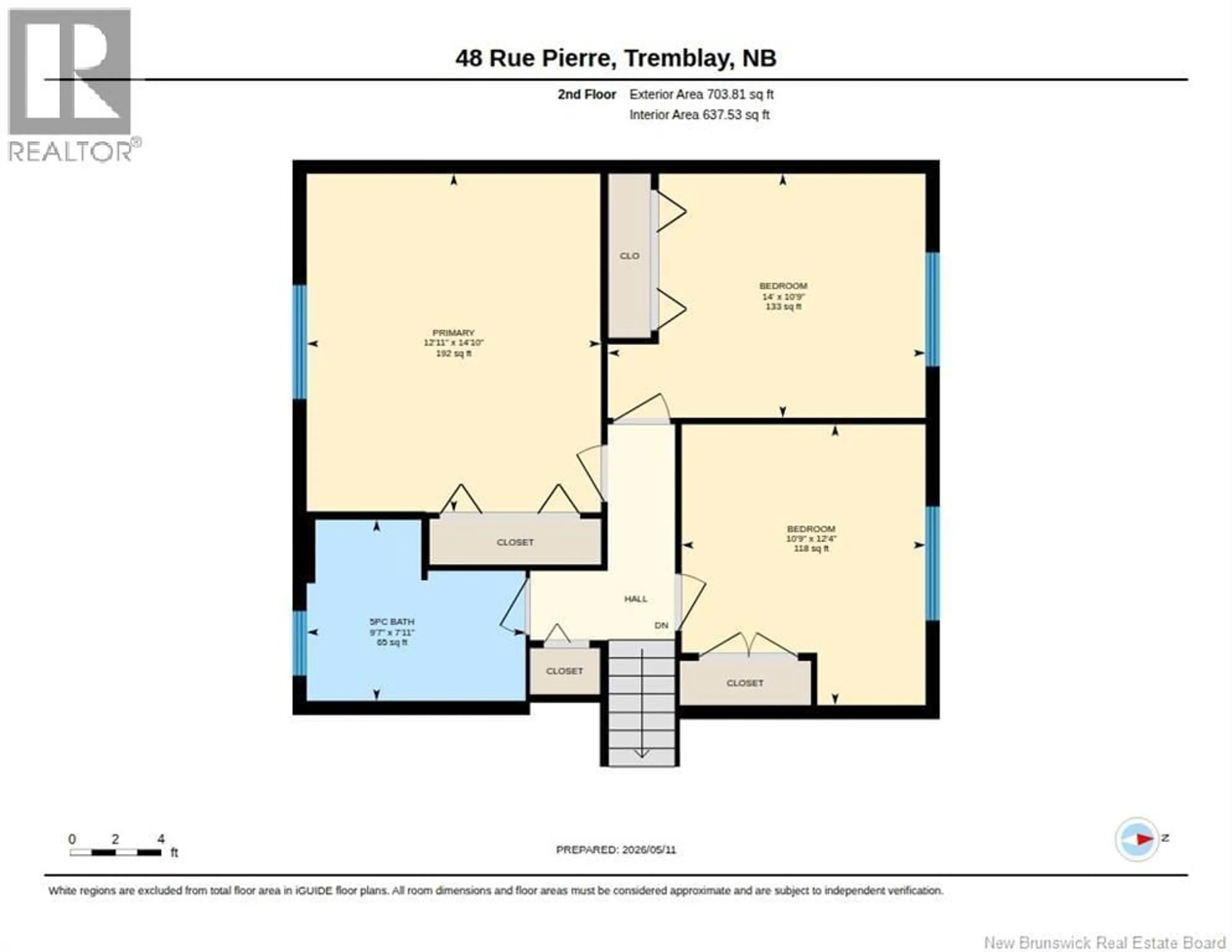Floor plan for 48 RUE PIERRE, Tremblay New Brunswick E8J3C2
