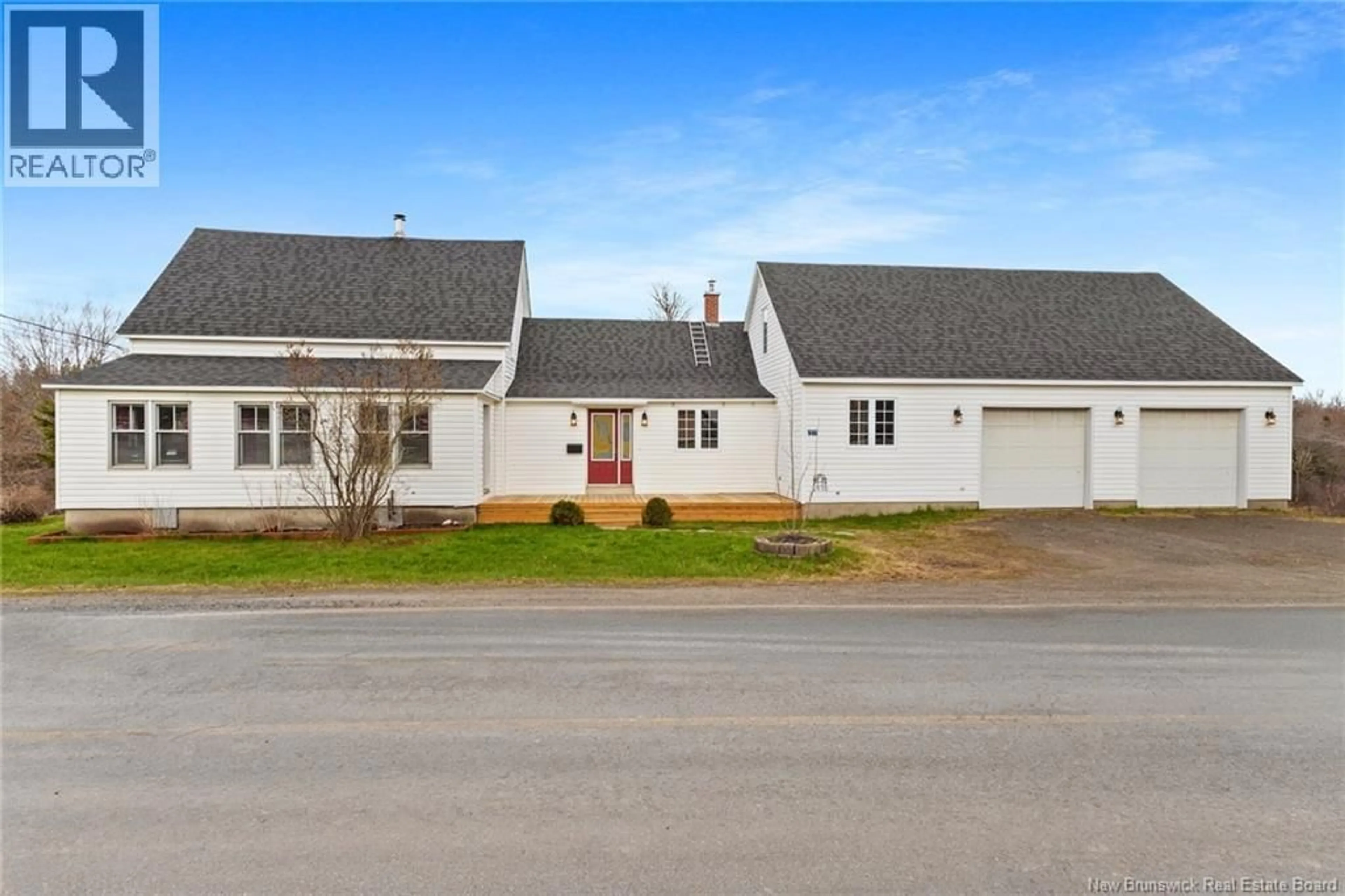 A pic from outside/outdoor area/front of a property/back of a property/a pic from drone, street for 57 PHILLIPS ROAD, Charters Settlement New Brunswick E3C1T7