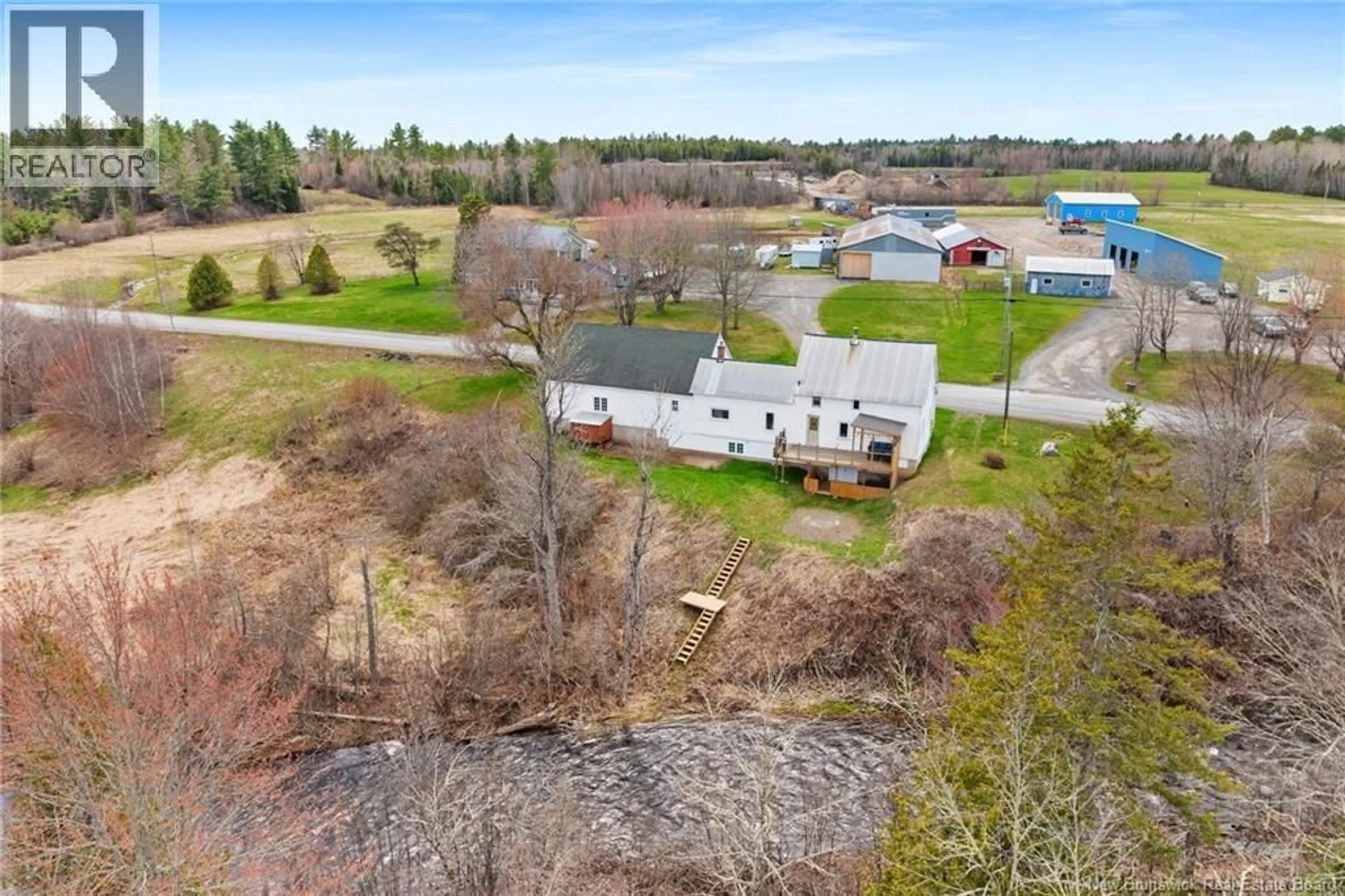 A pic from outside/outdoor area/front of a property/back of a property/a pic from drone, unknown for 57 PHILLIPS ROAD, Charters Settlement New Brunswick E3C1T7