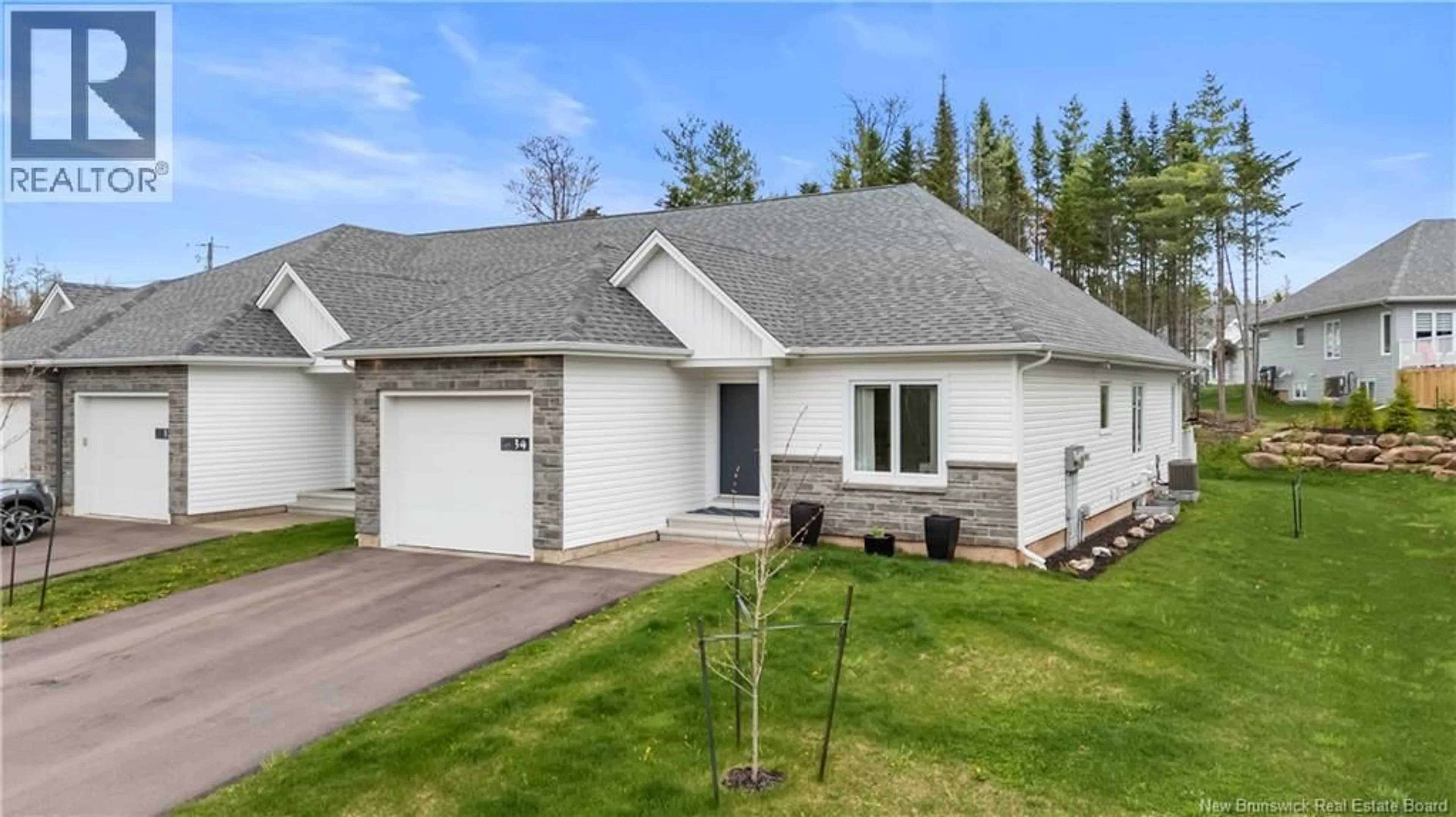 Home with vinyl exterior material, street for 34 BEAUBOIS, Dieppe New Brunswick E1A8N8