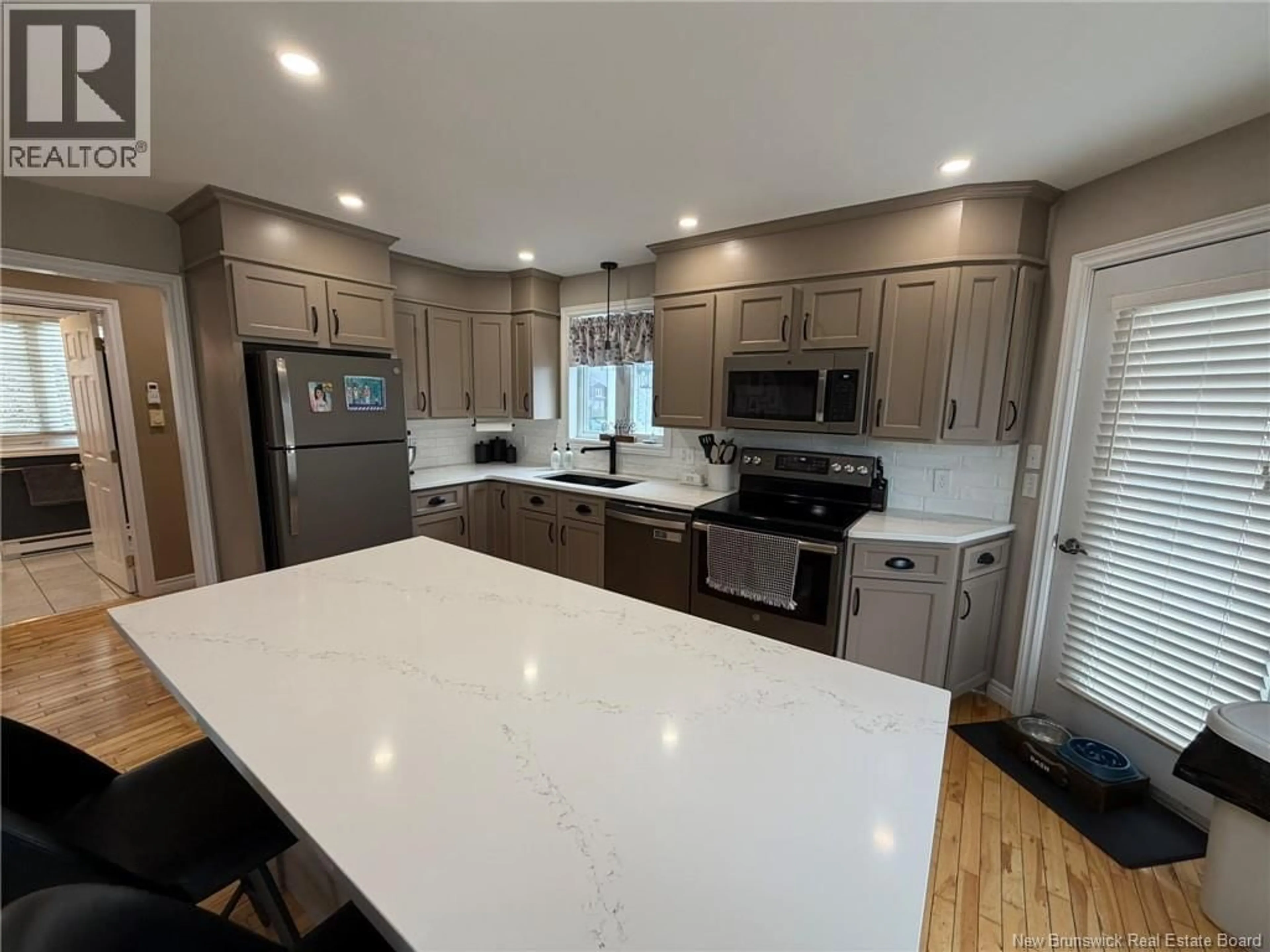 Open concept kitchen, ceramic/tile floor for 196 LANSDOWNE ROAD, Lansdowne New Brunswick E7L4A6
