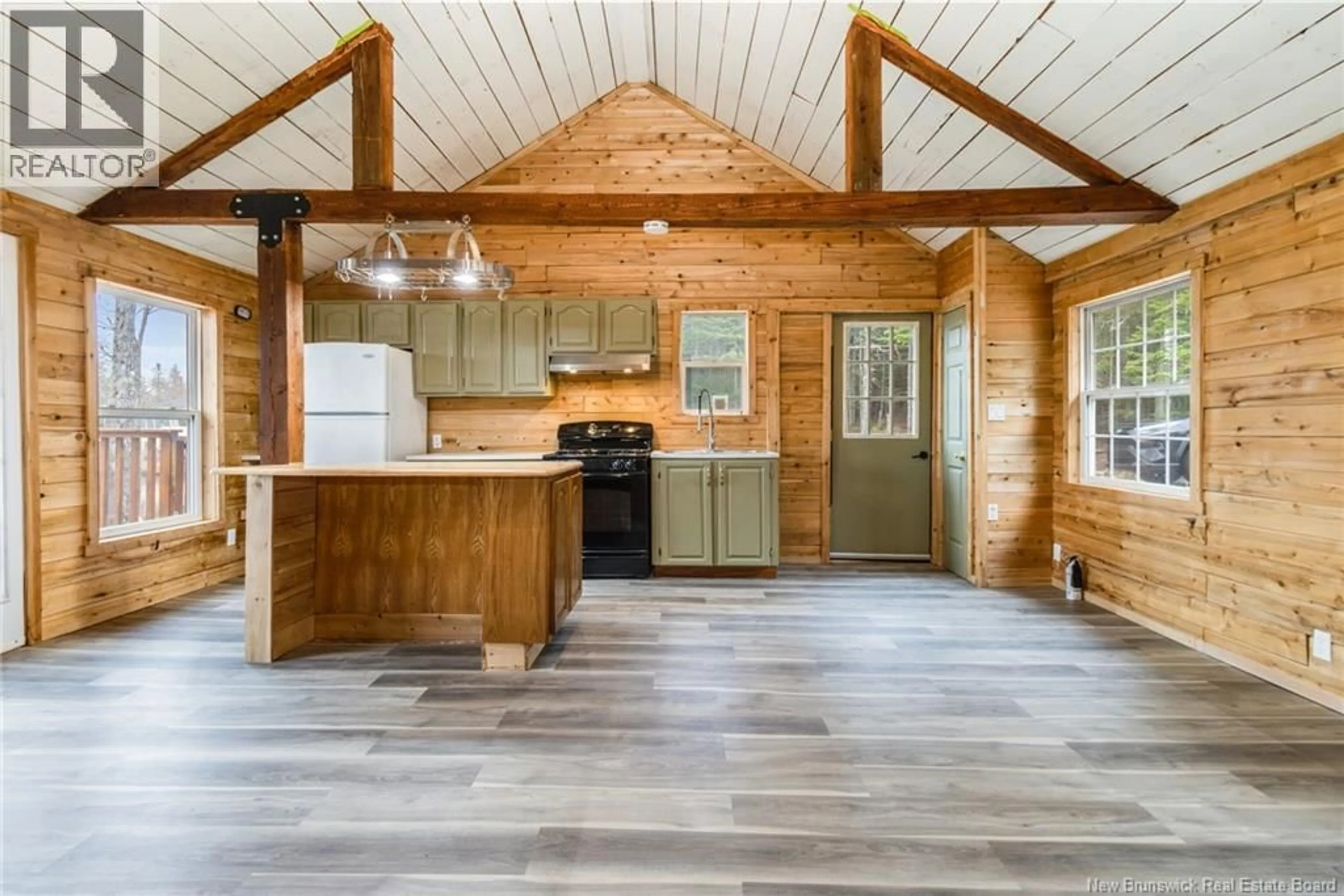 Open concept kitchen, wood/laminate floor for 1025A 10 ROUTE, Noonan New Brunswick O0O0O0