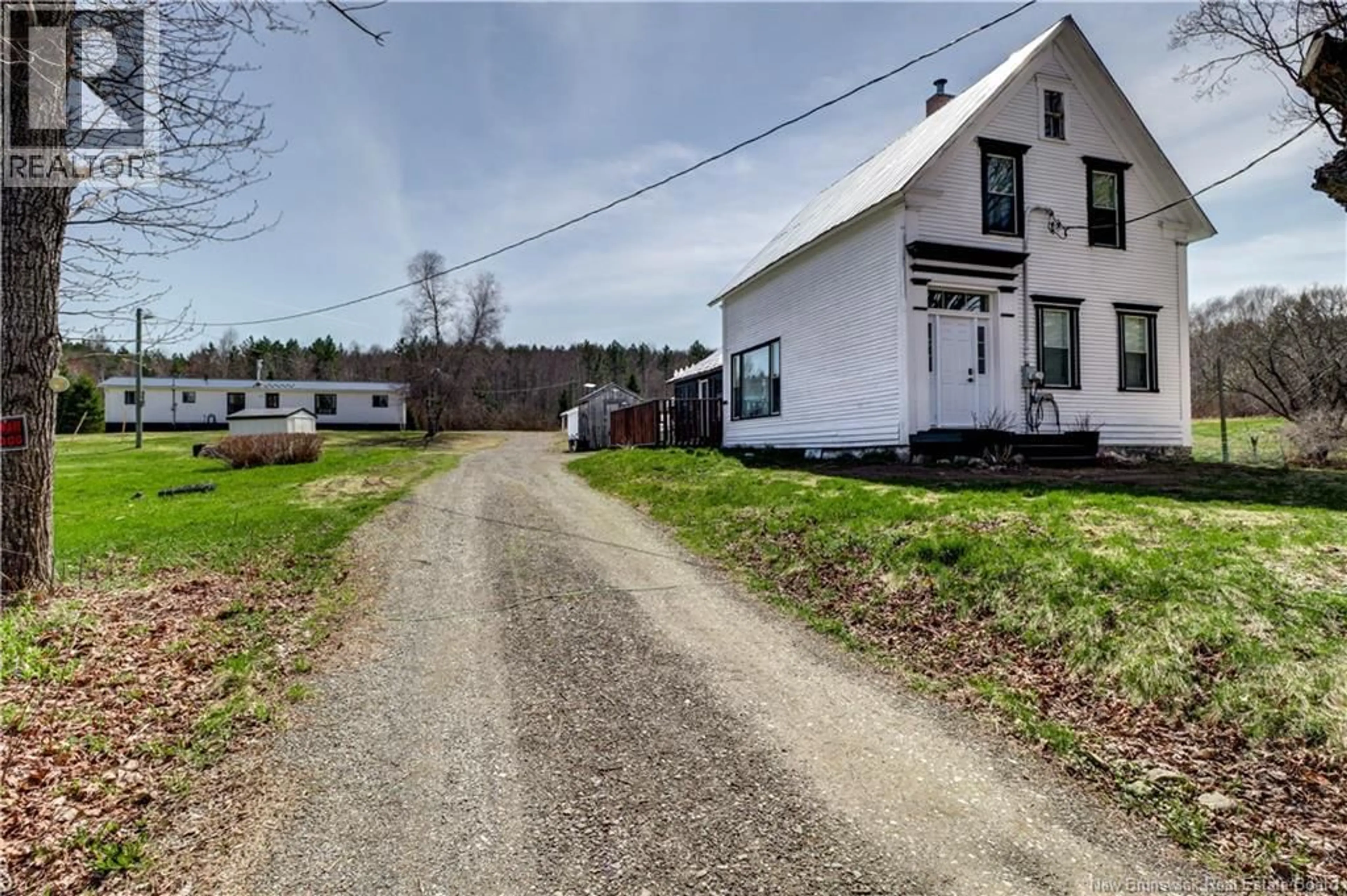 A pic from outside/outdoor area/front of a property/back of a property/a pic from drone, street for 1152 HARTIN SETTLEMENT ROAD, Hartin Settlement New Brunswick E6H1S1