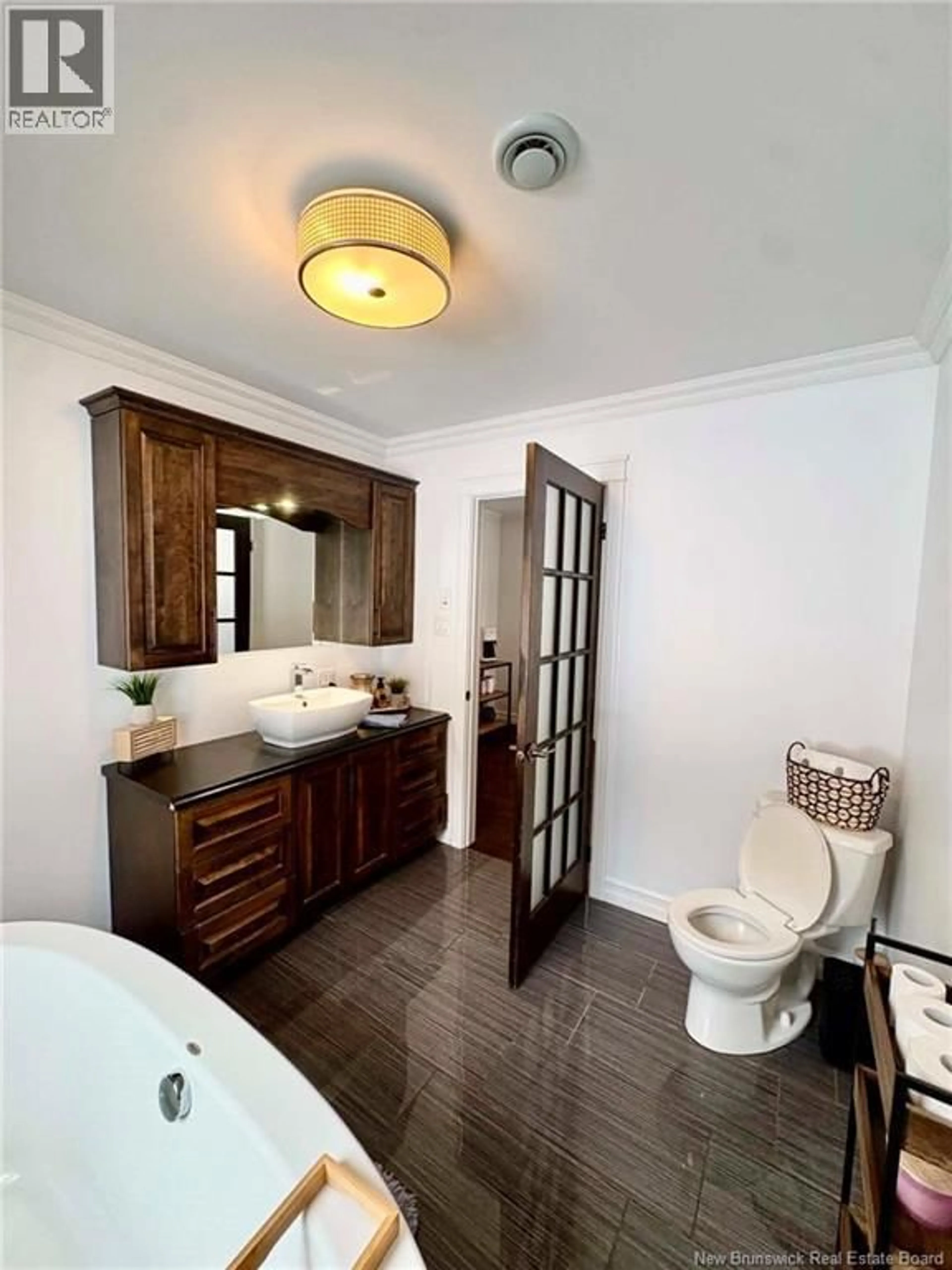 Contemporary bathroom, ceramic/tile floor for 7 PERRON, Atholville New Brunswick E3N5L2