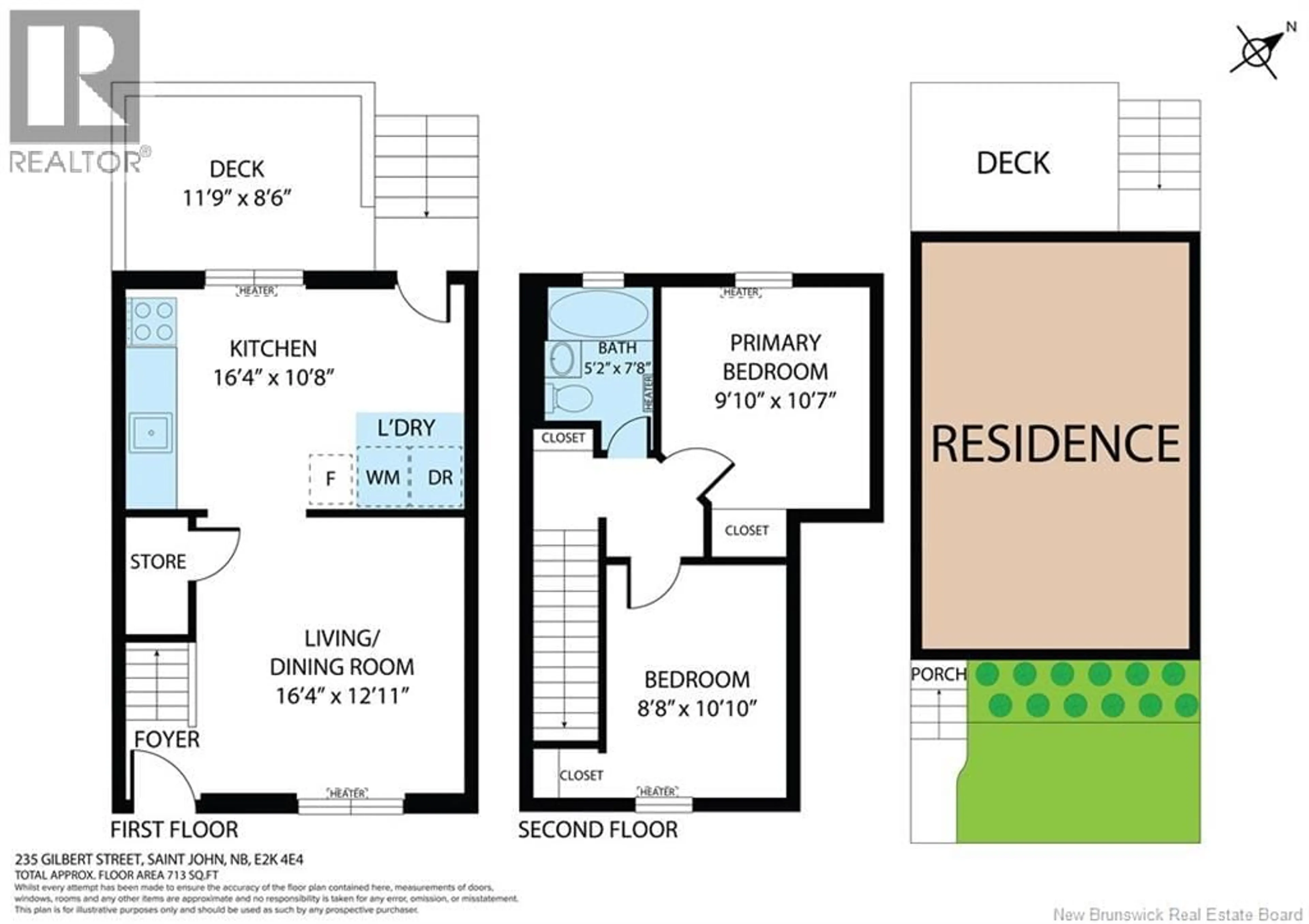 Floor plan for 235 GILBERT STREET, Saint John New Brunswick E2K4E4