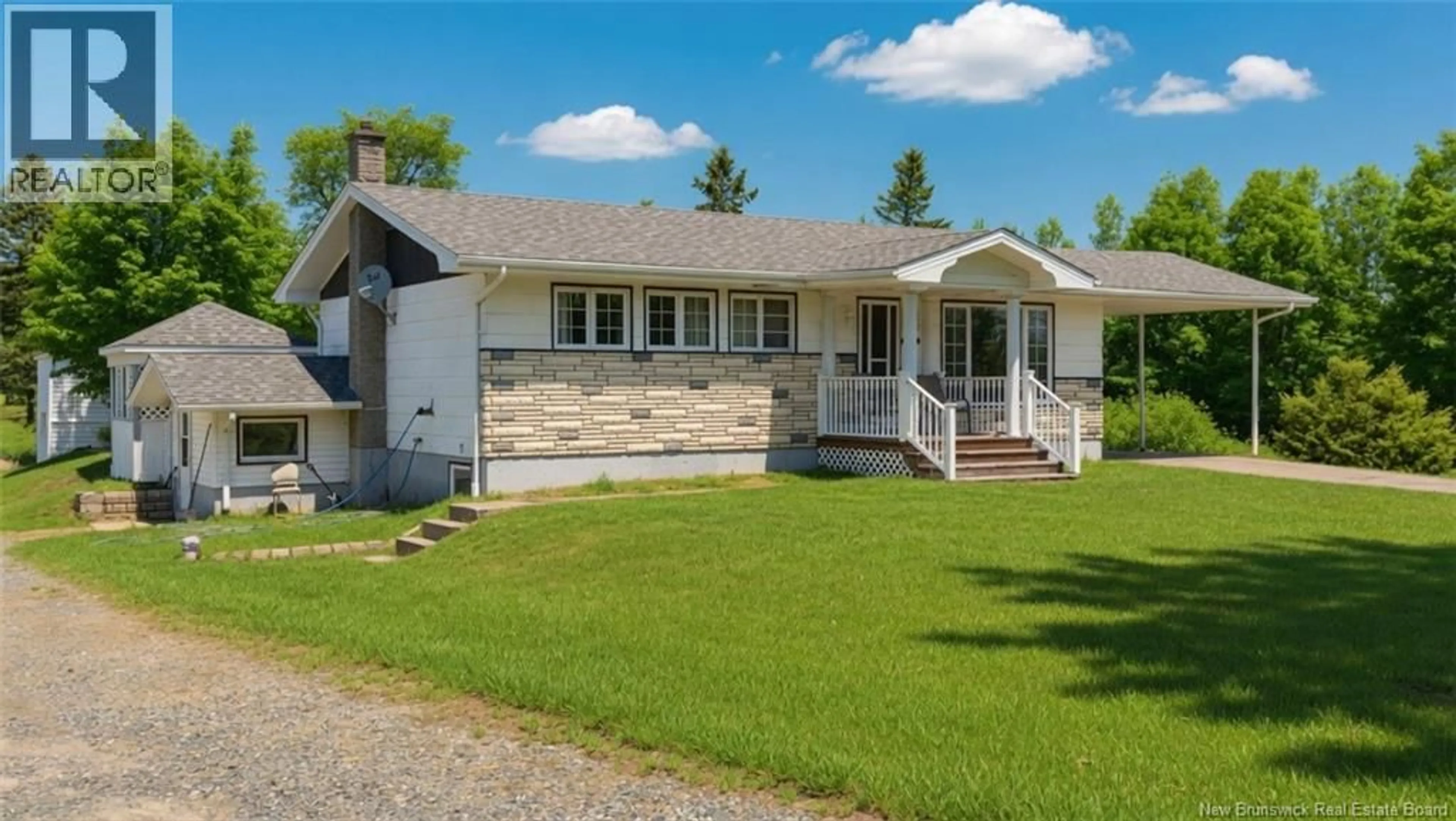 A pic from outside/outdoor area/front of a property/back of a property/a pic from drone, unknown for 2142 CHEMIN SORMANY, Sormany New Brunswick E8K2Y9