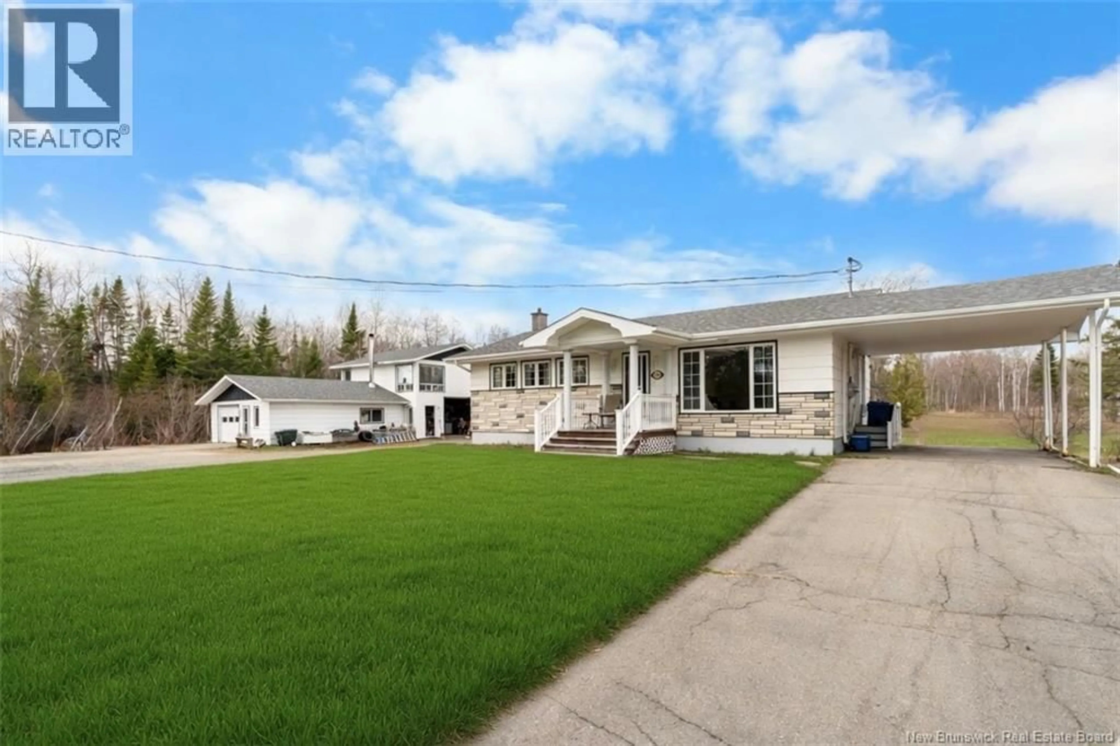 Home with vinyl exterior material, street for 2142 CHEMIN SORMANY, Sormany New Brunswick E8K2Y9
