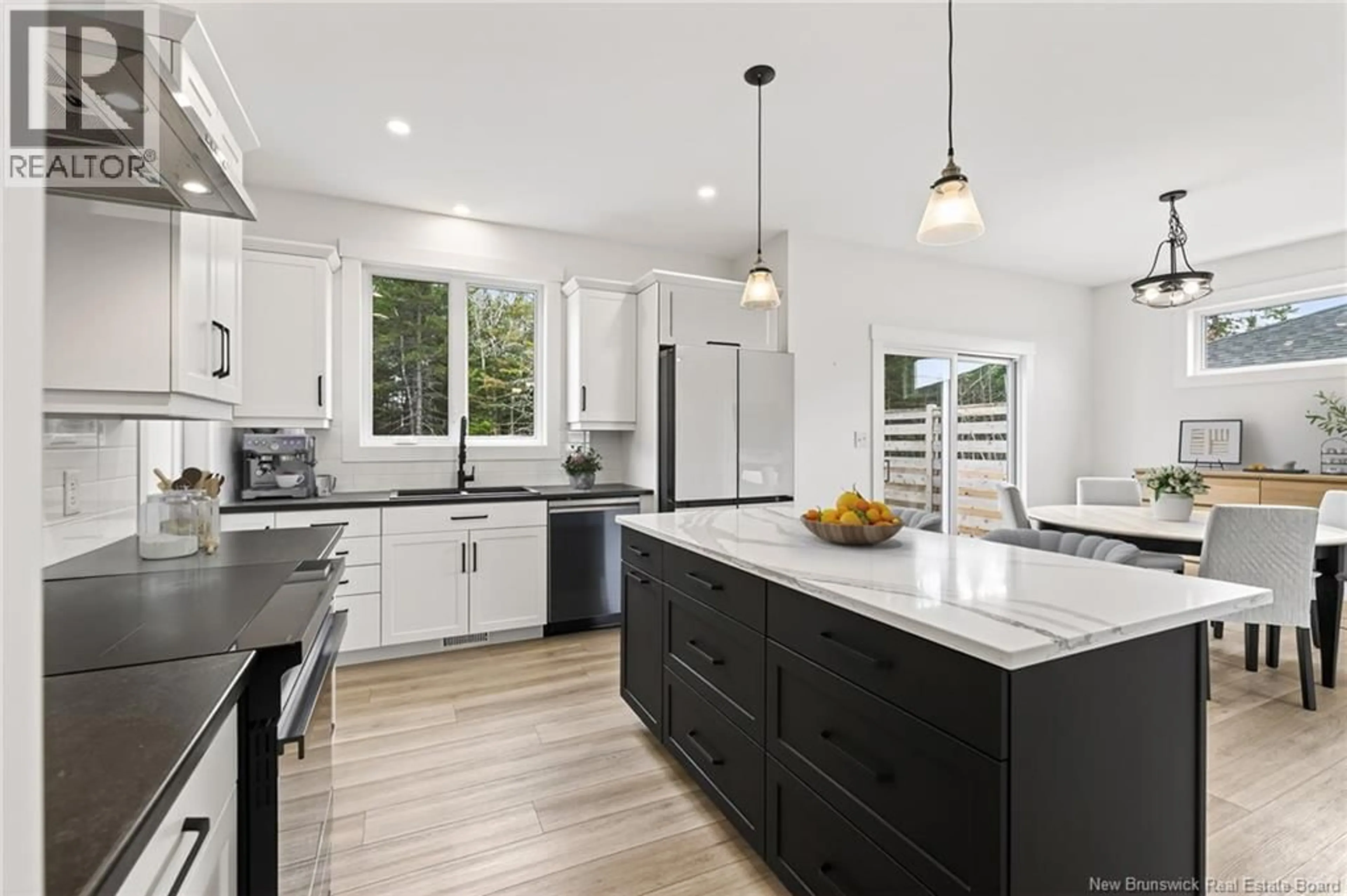 Open concept kitchen, ceramic/tile floor for 50 CARTER STREET, Dieppe New Brunswick E1A0G4