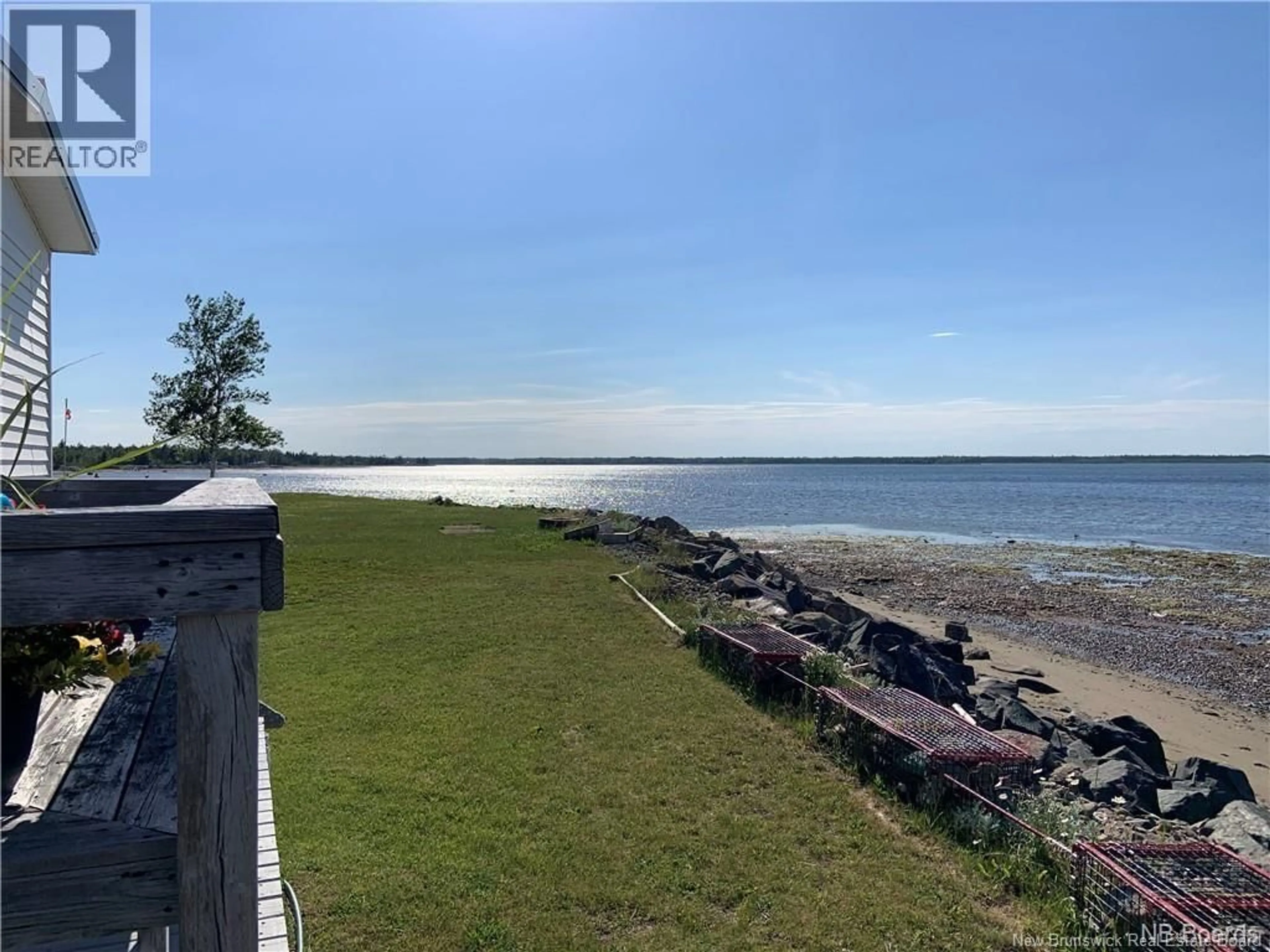 A pic from outside/outdoor area/front of a property/back of a property/a pic from drone, water/lake/river/ocean view for 86 WILLISTON BEACH ROAD, Bay Du Vin New Brunswick E1V5V1