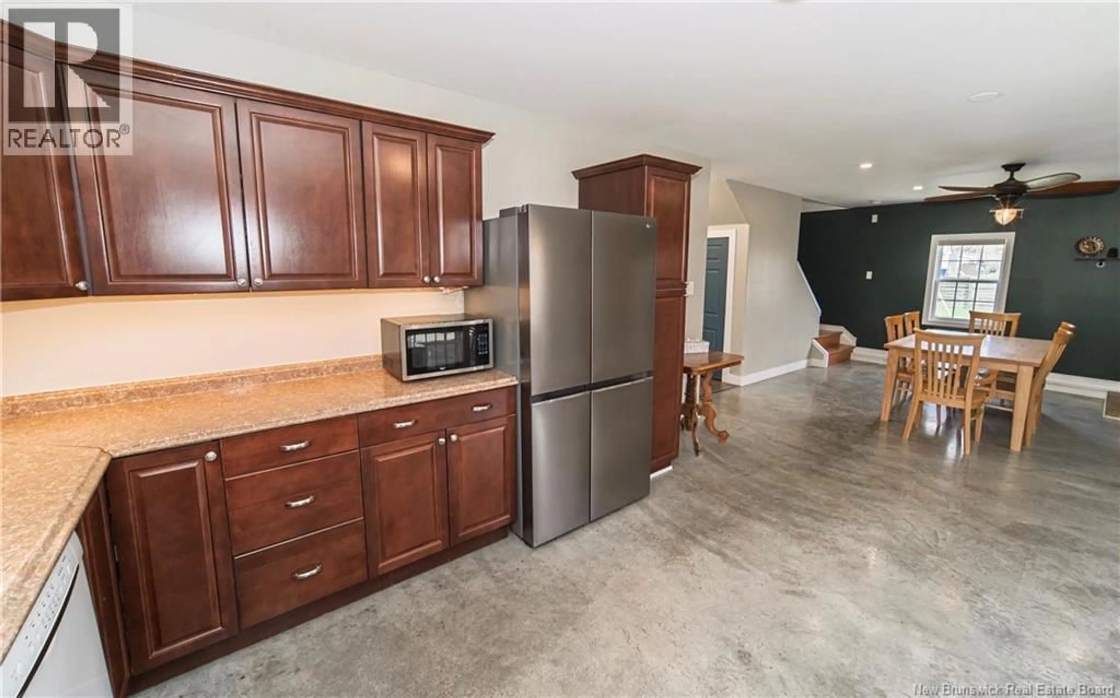 Open concept kitchen, unknown for 671 ROUTE 655, Waasis New Brunswick E3B8T6