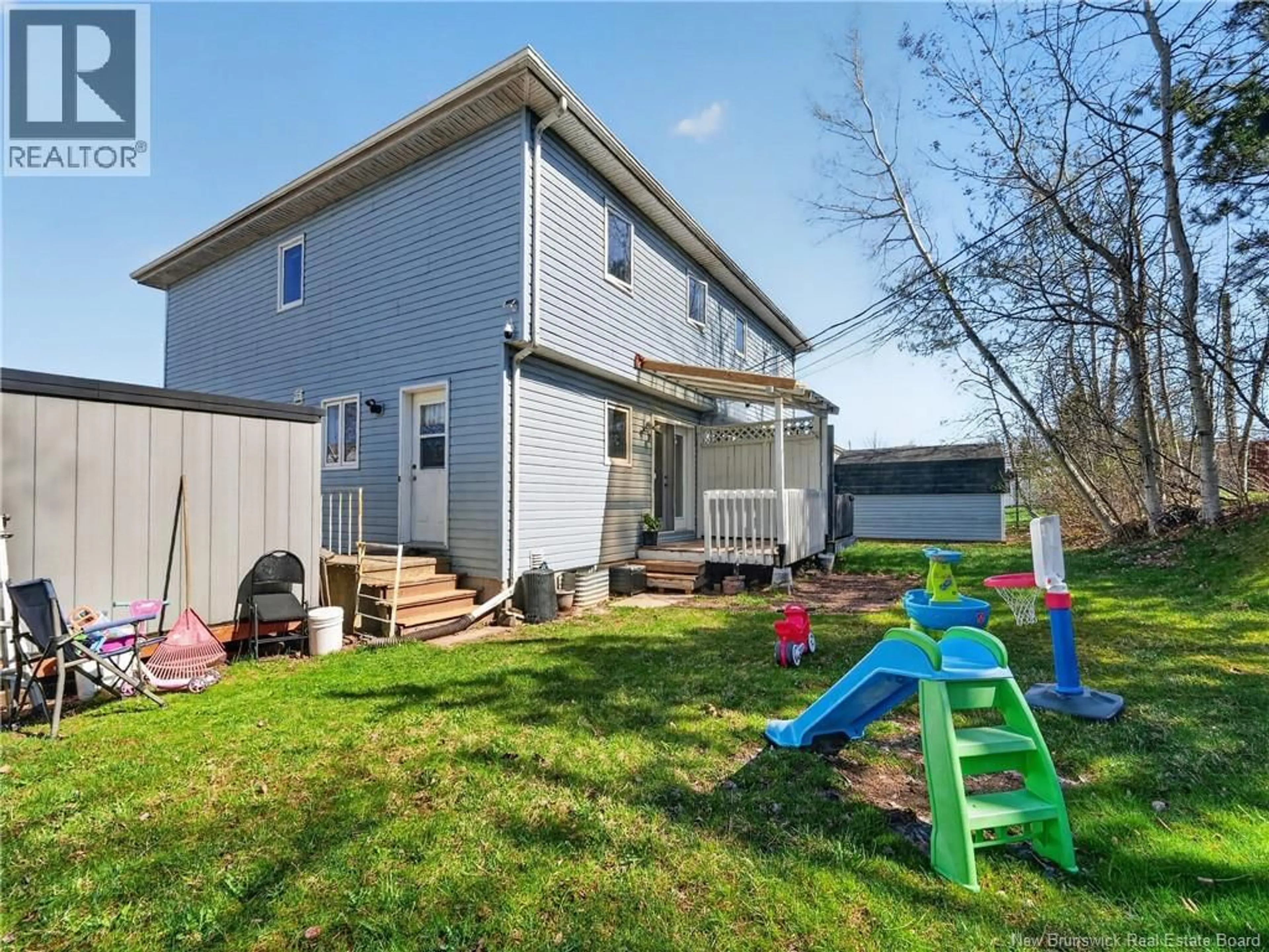 Home with vinyl exterior material, street for 28 BRUN COURT, Moncton New Brunswick E1C9X2