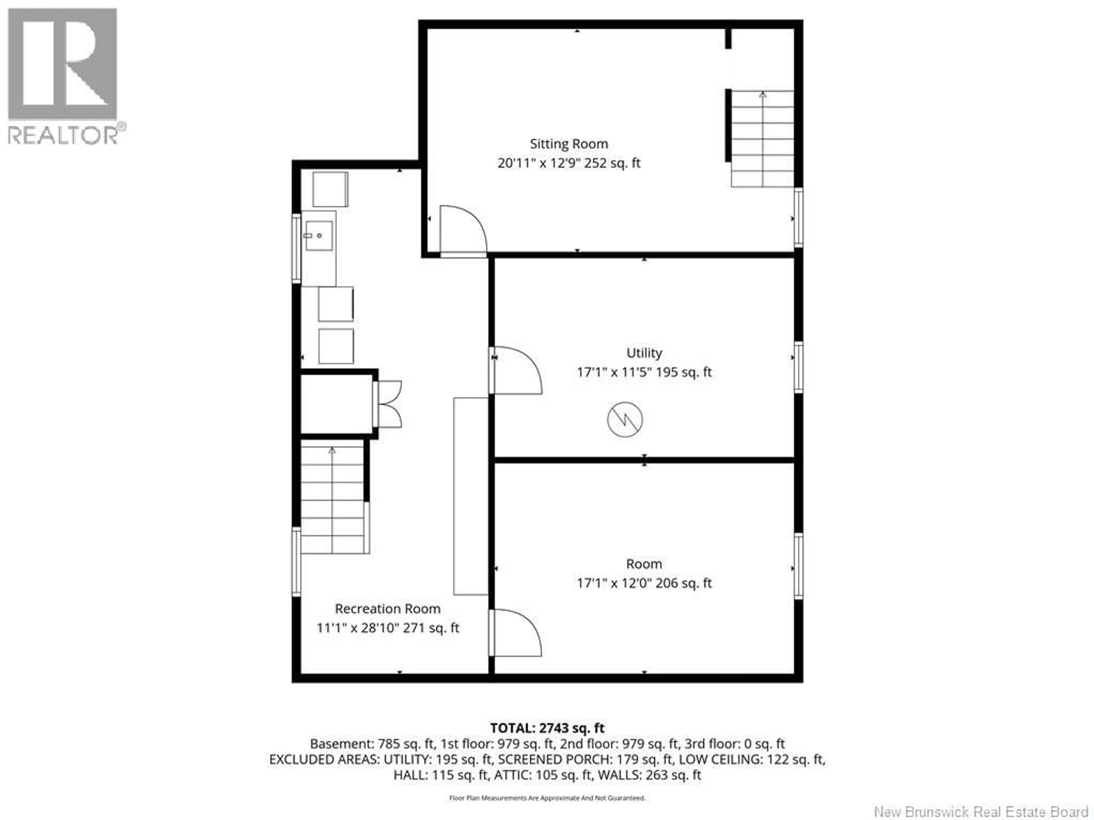 Floor plan for 84 KENSINGTON DRIVE, Moncton New Brunswick E1E3J6