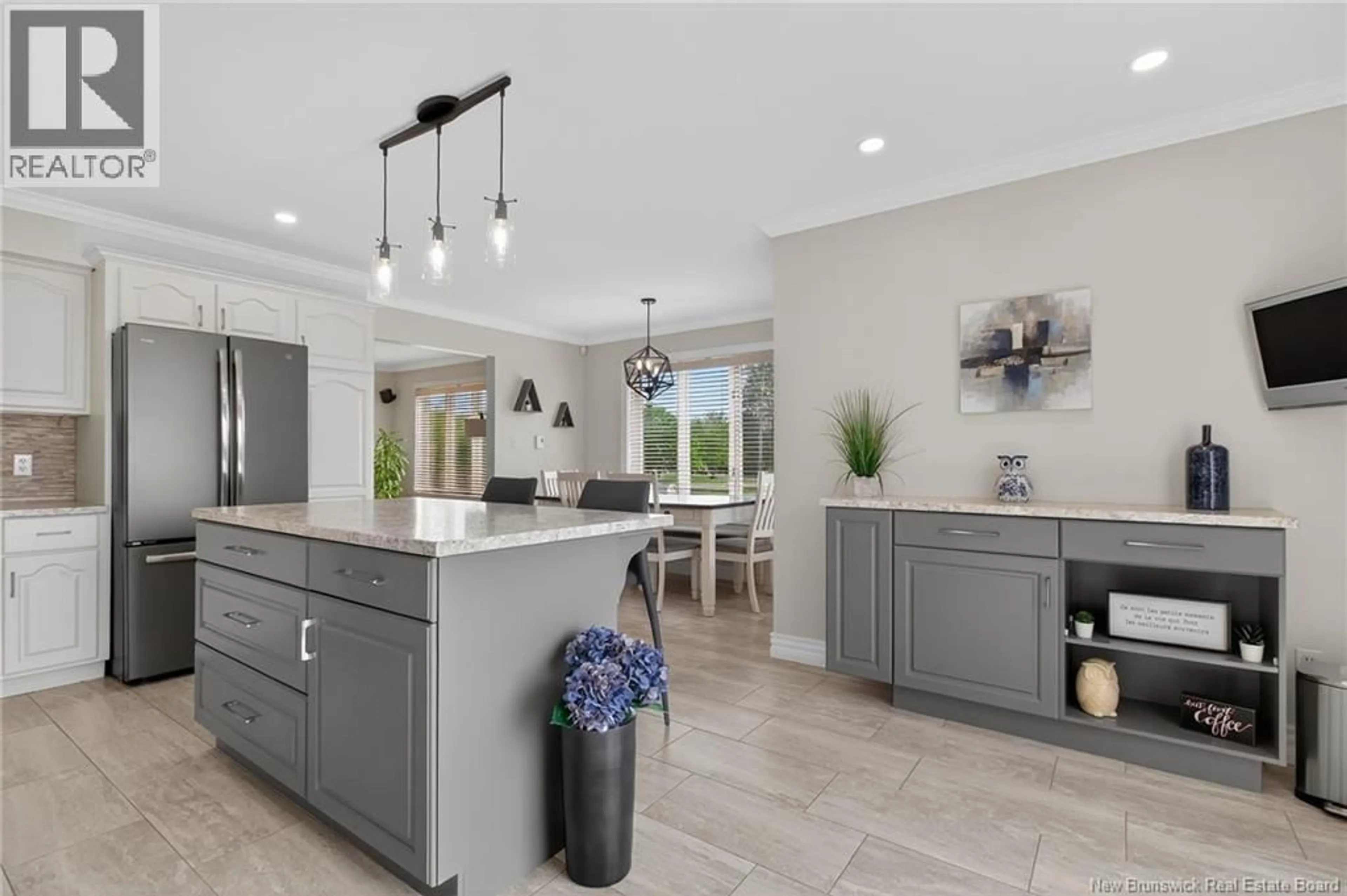 Open concept kitchen, ceramic/tile floor for 1215 RTE 515, Bouctouche Cove New Brunswick E4S4J4