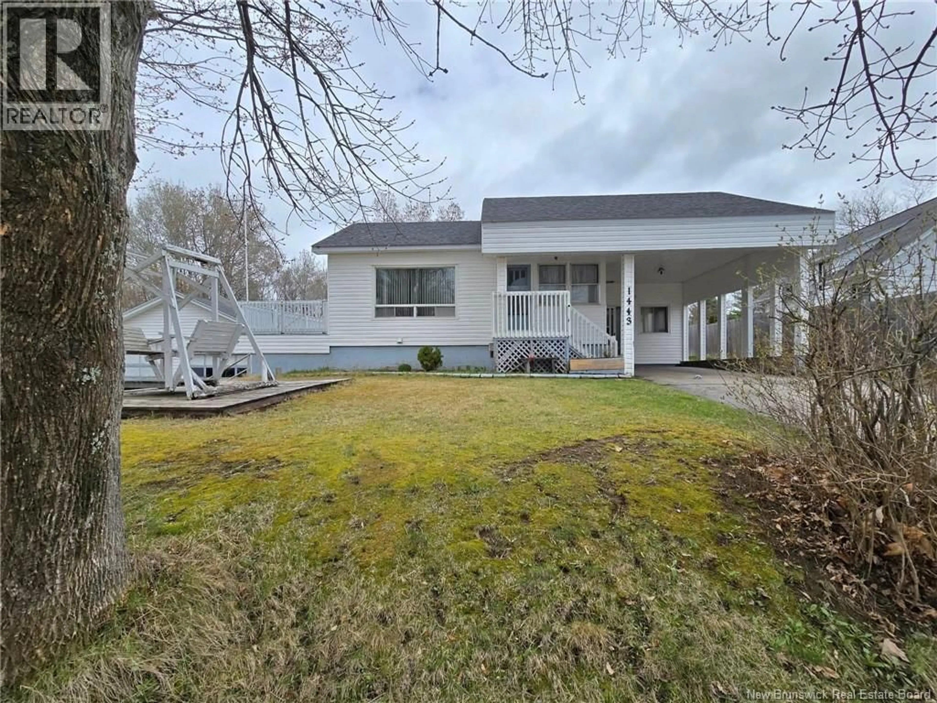 A pic from outside/outdoor area/front of a property/back of a property/a pic from drone, water/lake/river/ocean view for 1443 BRIDGE, Bathurst New Brunswick E2A4A5