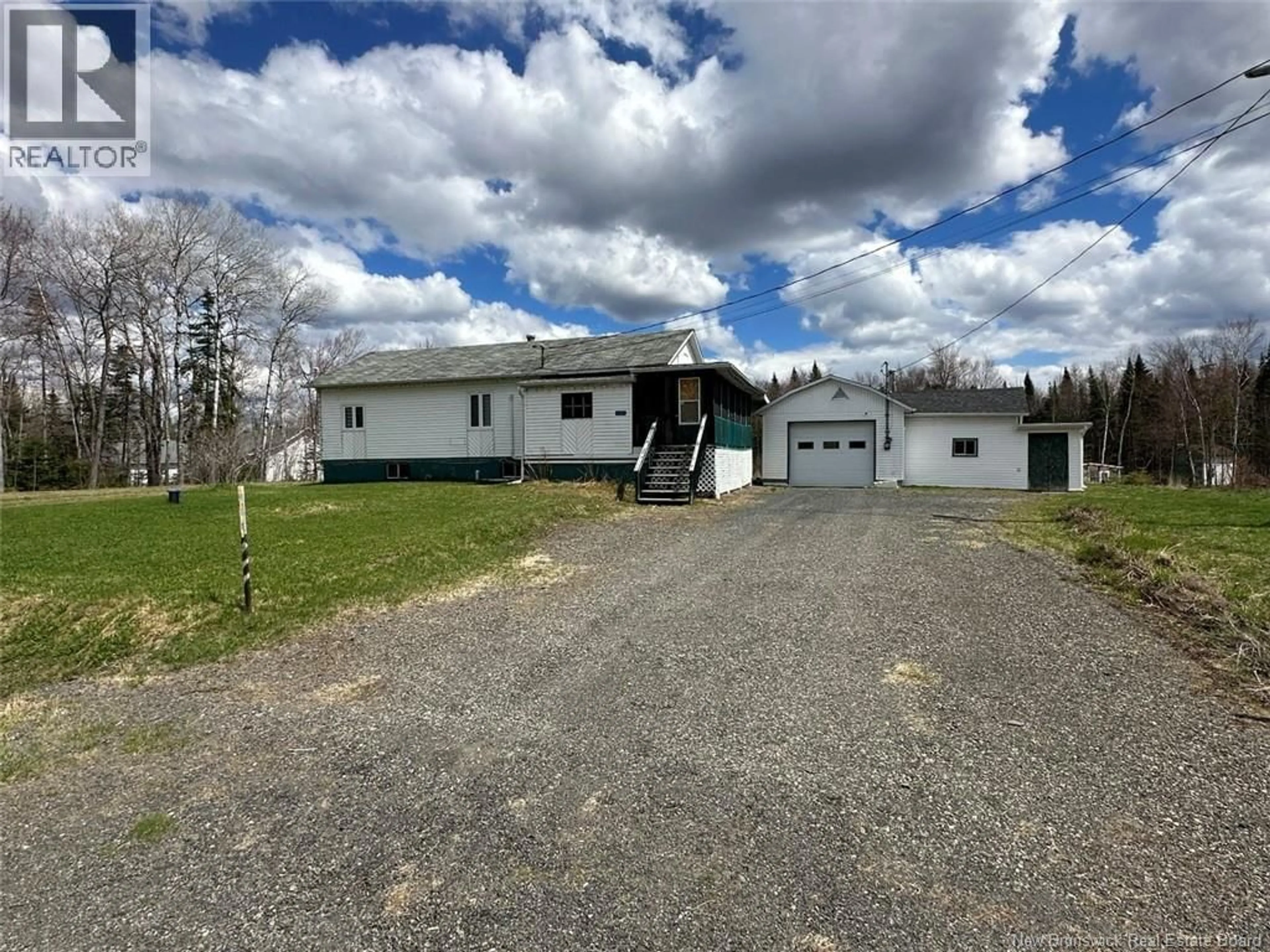 A pic from outside/outdoor area/front of a property/back of a property/a pic from drone, unknown for 101 DOUCET ROAD, Green River New Brunswick E7C2X2