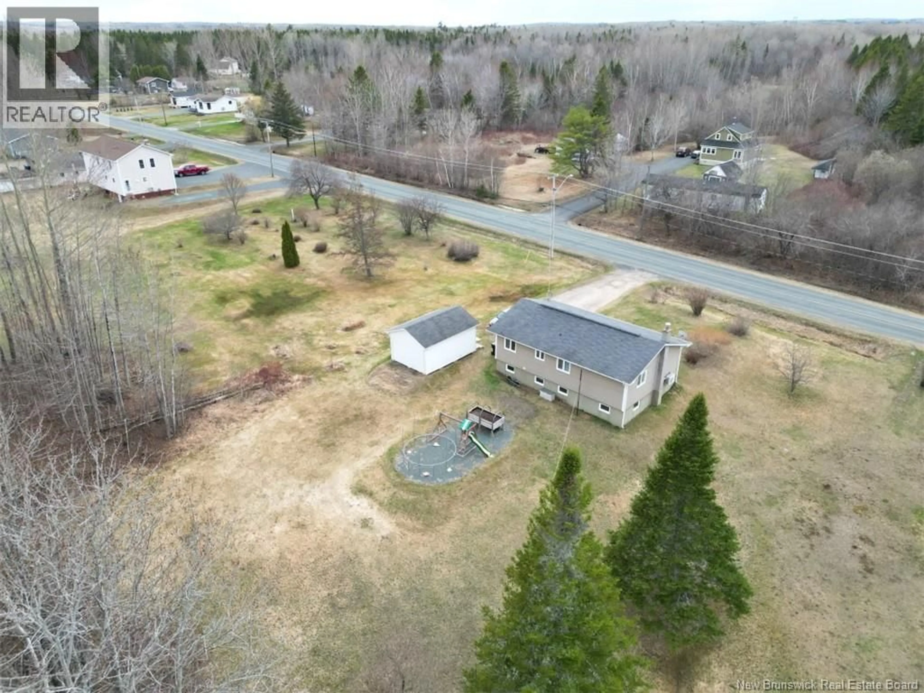 A pic from outside/outdoor area/front of a property/back of a property/a pic from drone, unknown for 1790 ROUTE 315, Dunlop New Brunswick E8K2P3