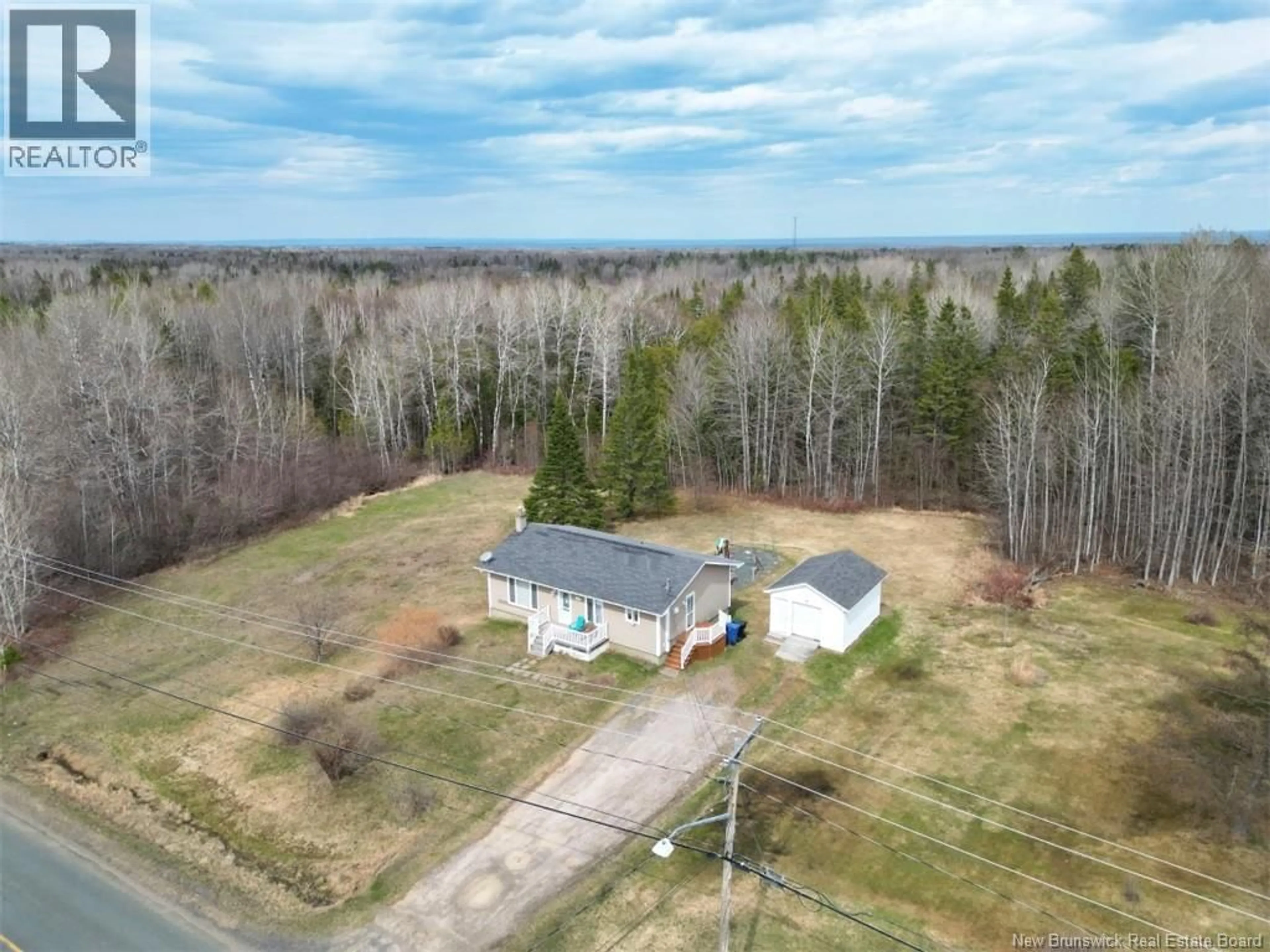 A pic from outside/outdoor area/front of a property/back of a property/a pic from drone, unknown for 1790 ROUTE 315, Dunlop New Brunswick E8K2P3