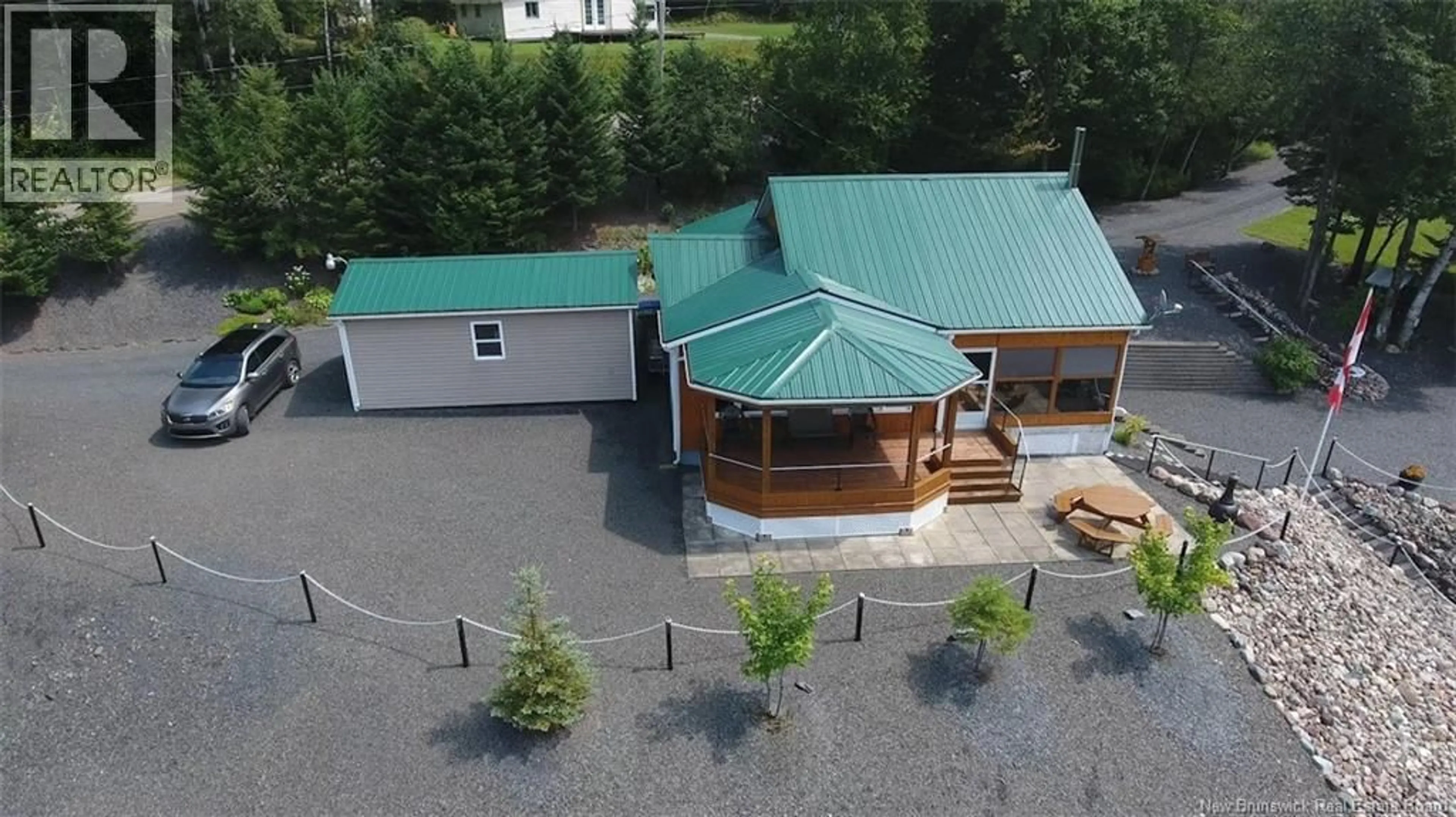 A pic from outside/outdoor area/front of a property/back of a property/a pic from drone, building for 1520 RIVIÈRE-VERTE ROAD, Saint-Basile New Brunswick E7C2L4