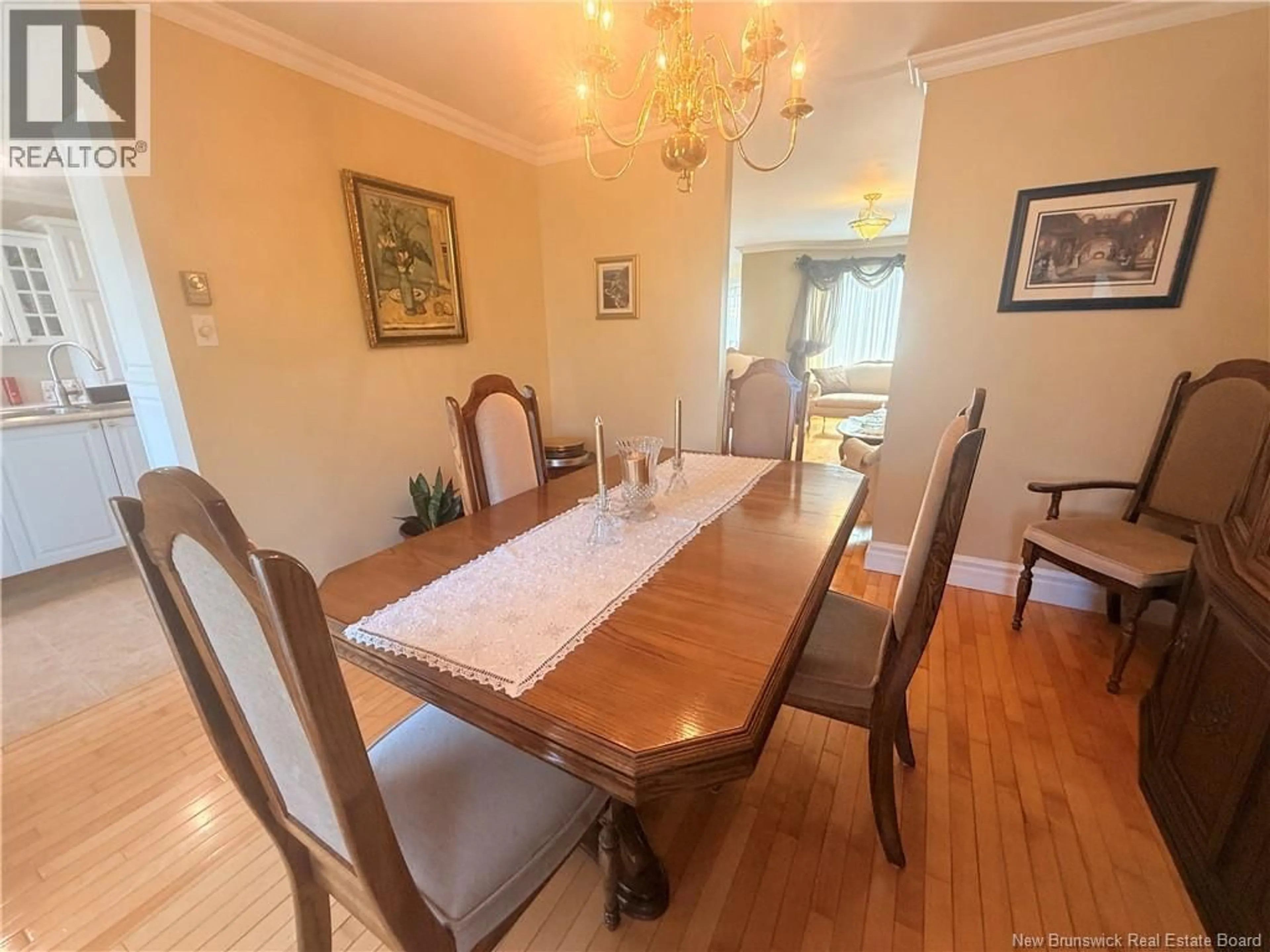 Dining room, wood/laminate floor for 154 RUE SAVOIE, Neguac New Brunswick E9G1W8