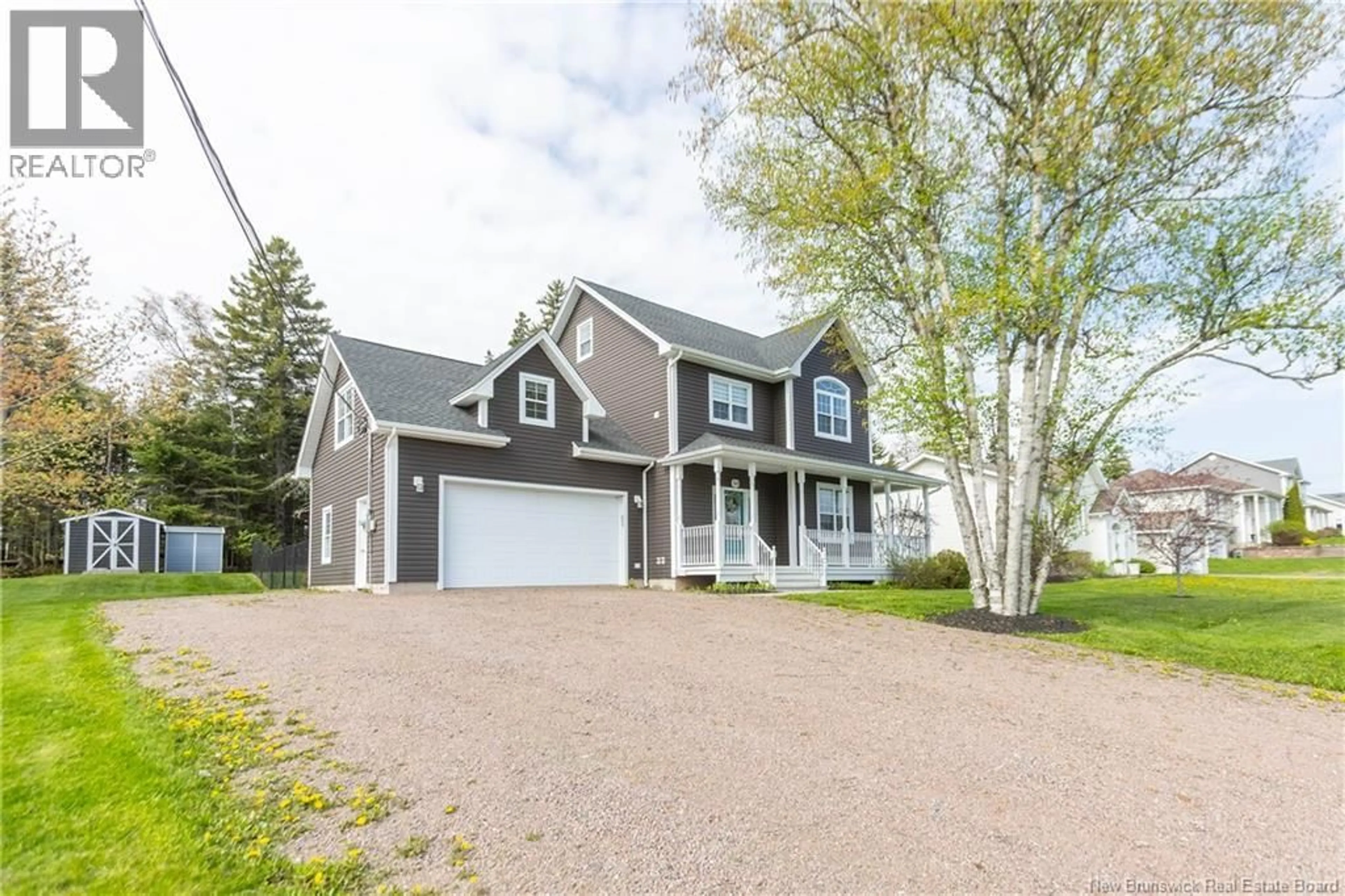 Home with vinyl exterior material, street for 58 FAWCETT AVENUE, Sackville New Brunswick E4L3W9