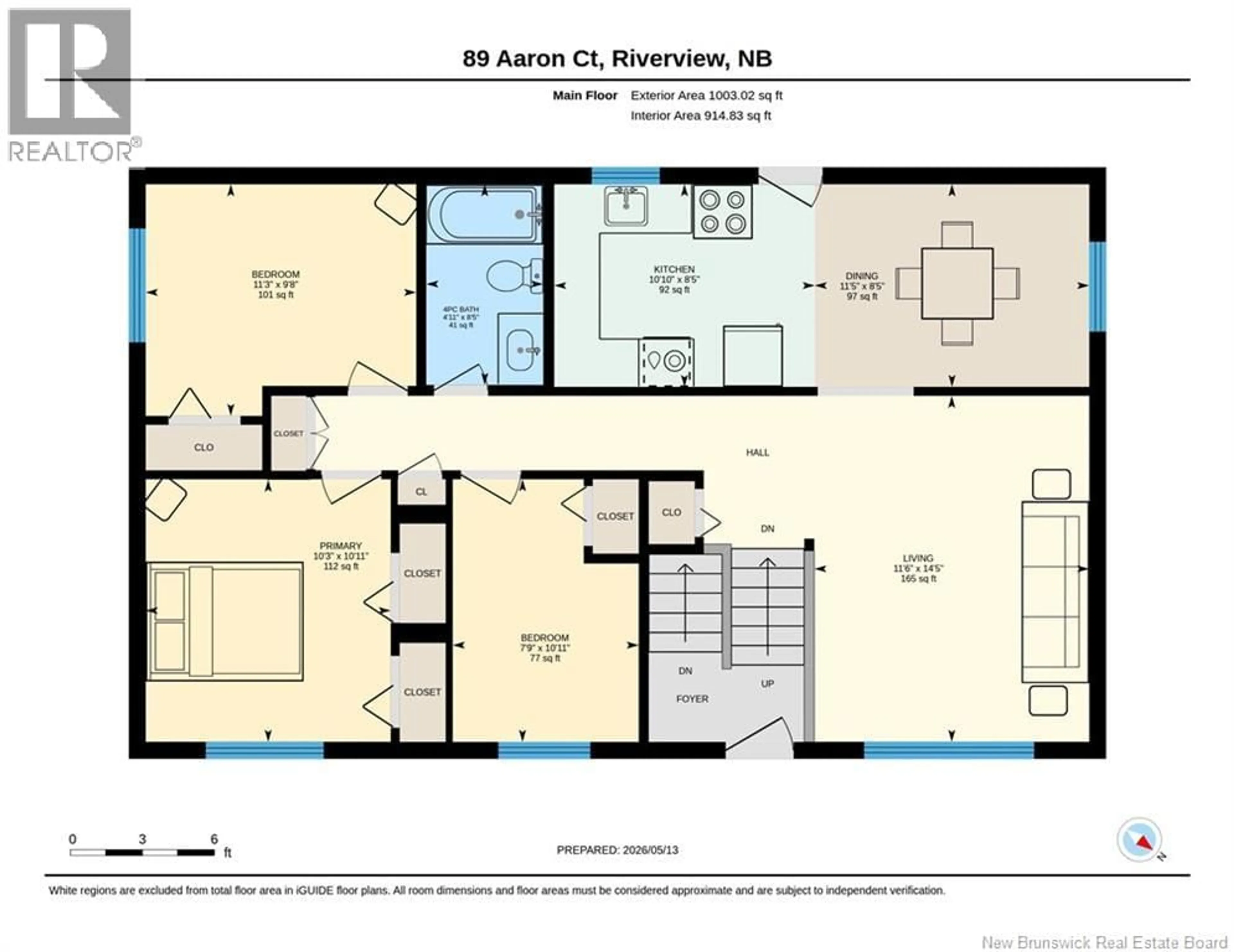 Floor plan for 89 AARON COURT, Riverview New Brunswick E1B4C3