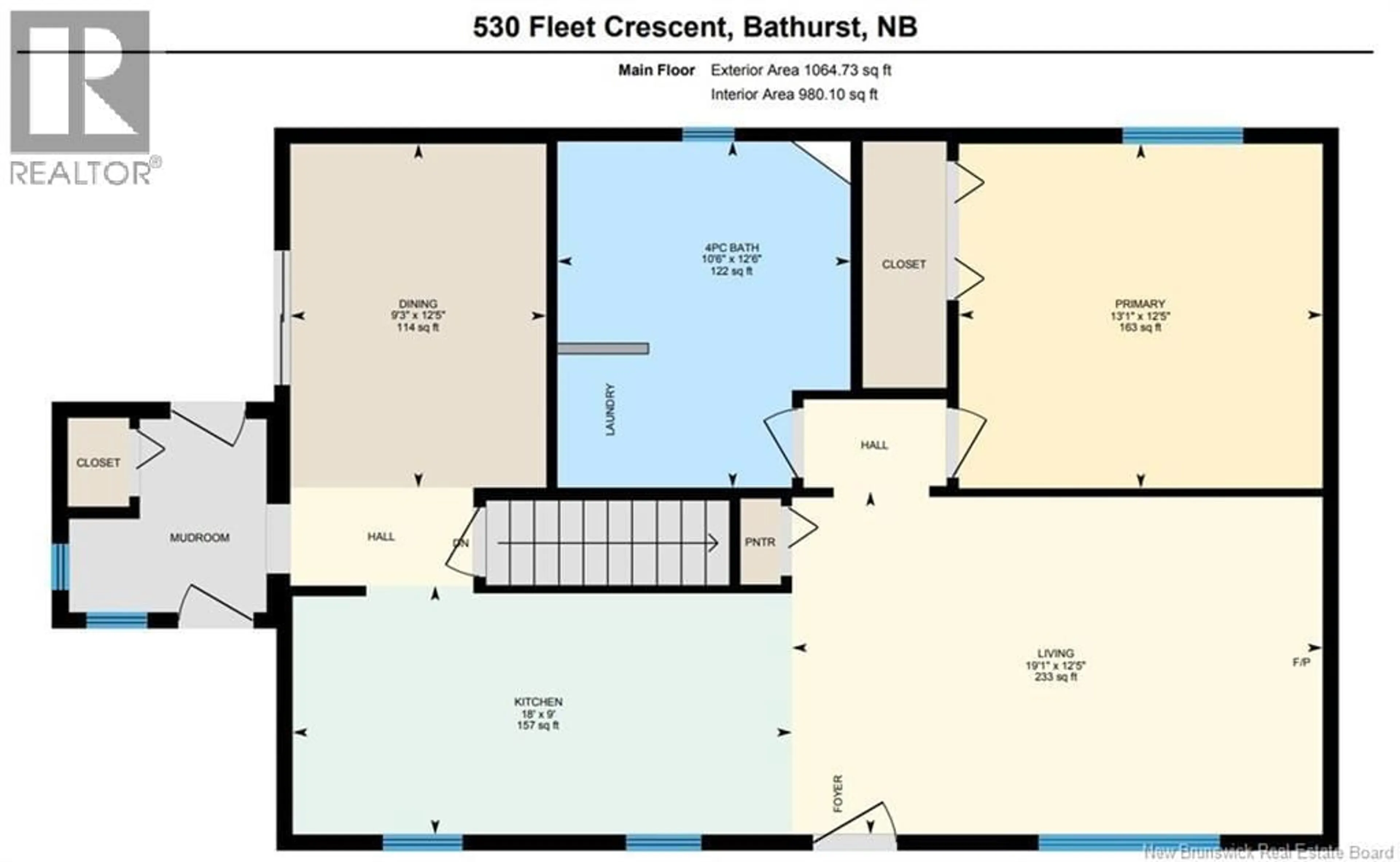 Floor plan for 530 FLEET, Bathurst New Brunswick E2A4H1