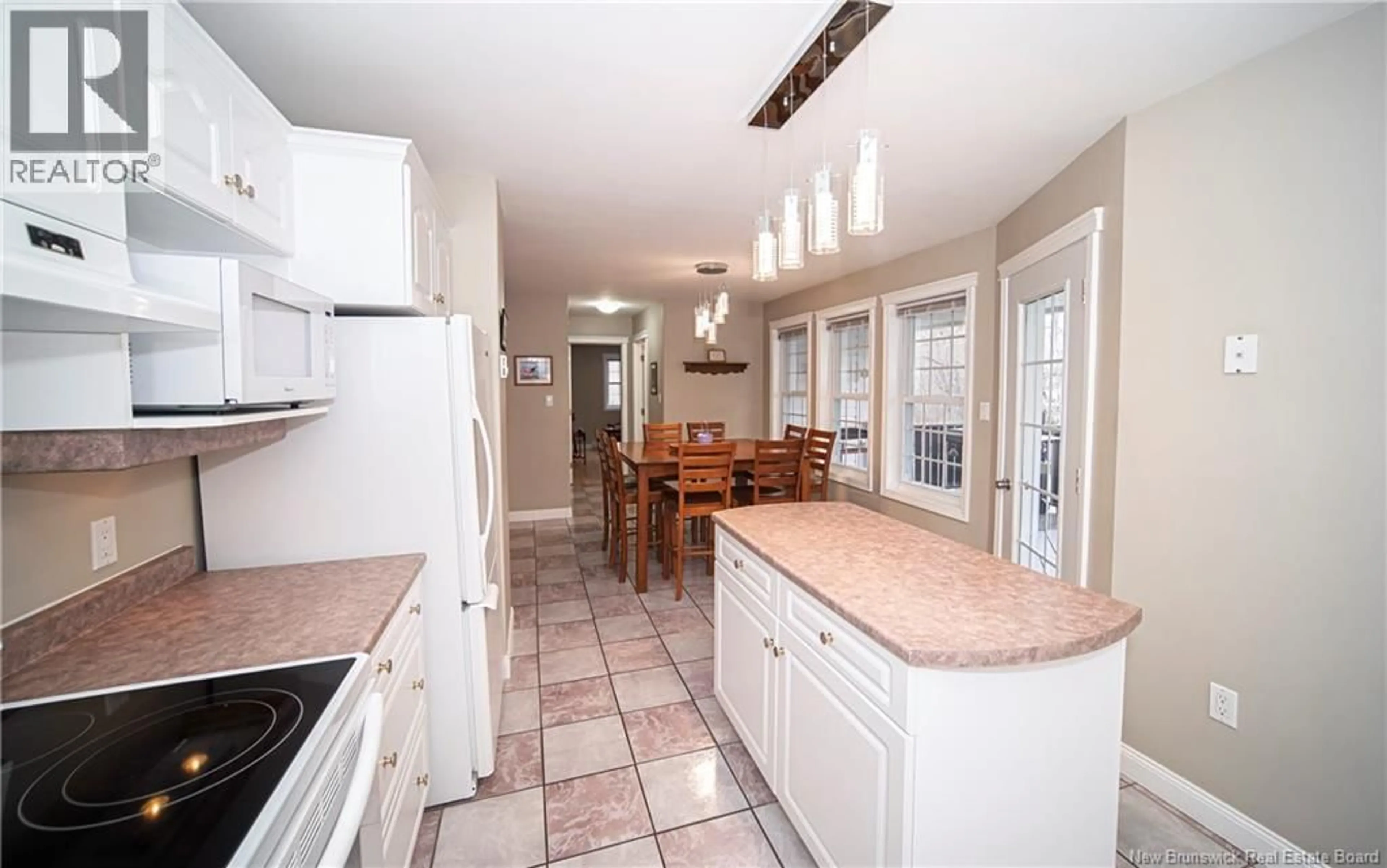 Open concept kitchen, ceramic/tile floor for 29 MALLET ROAD, Geary New Brunswick E2V3Z5