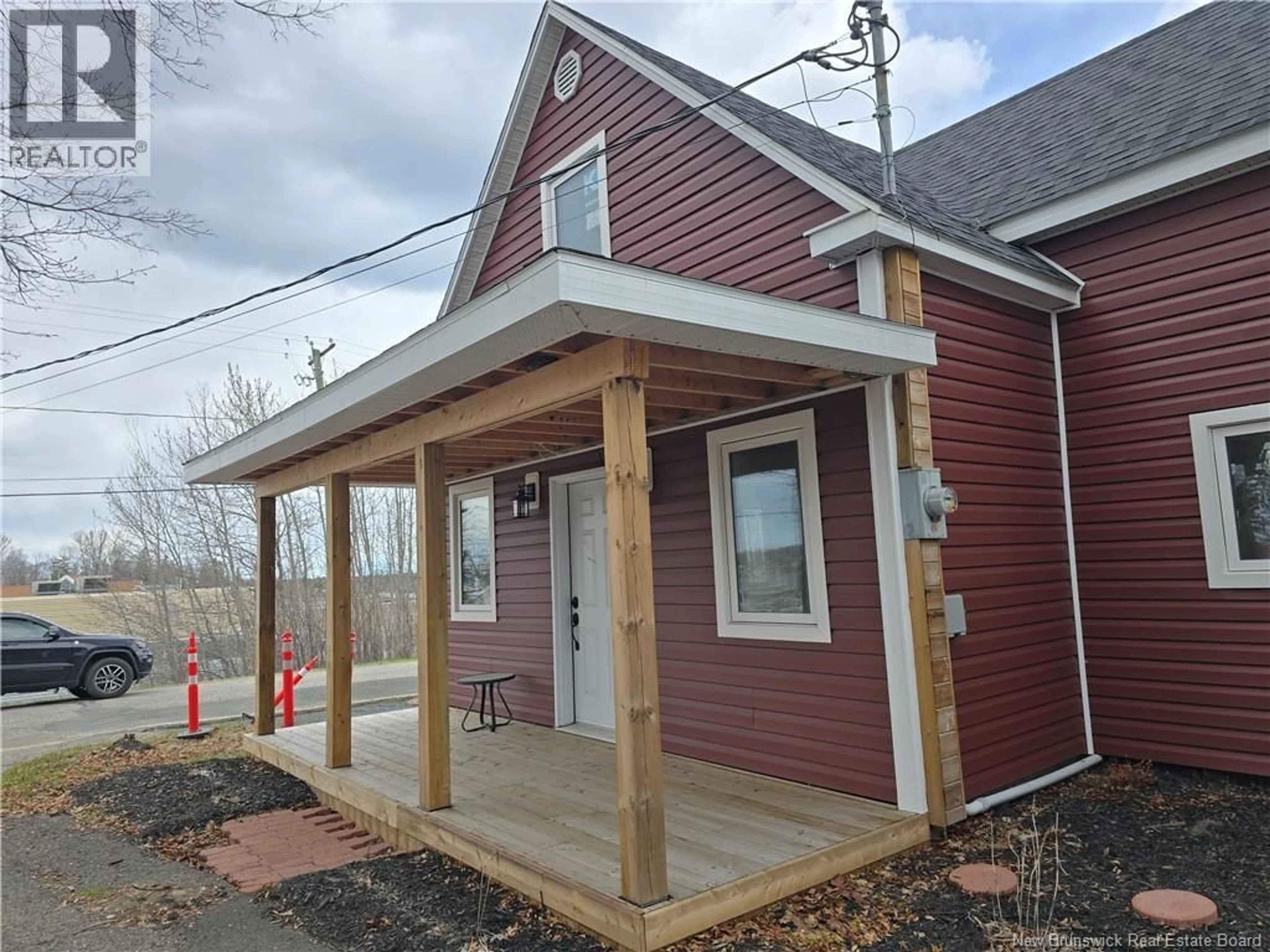 Home with vinyl exterior material, street for 245 PLEASANT, Bathurst New Brunswick E2A3B3