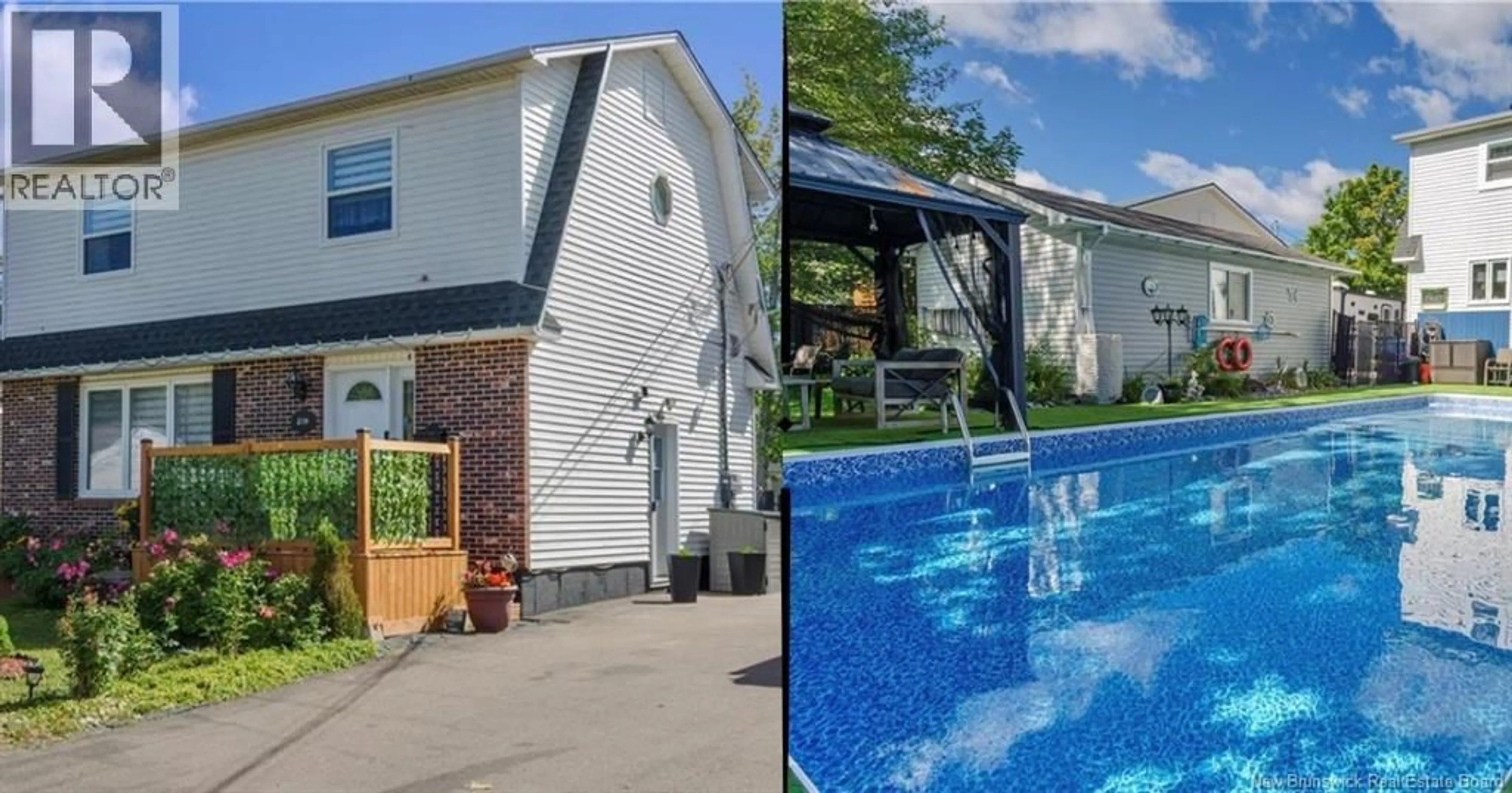 Home with vinyl exterior material, water/lake/river/ocean view for 219 EVERGREEN DRIVE, Moncton New Brunswick E1G2C1