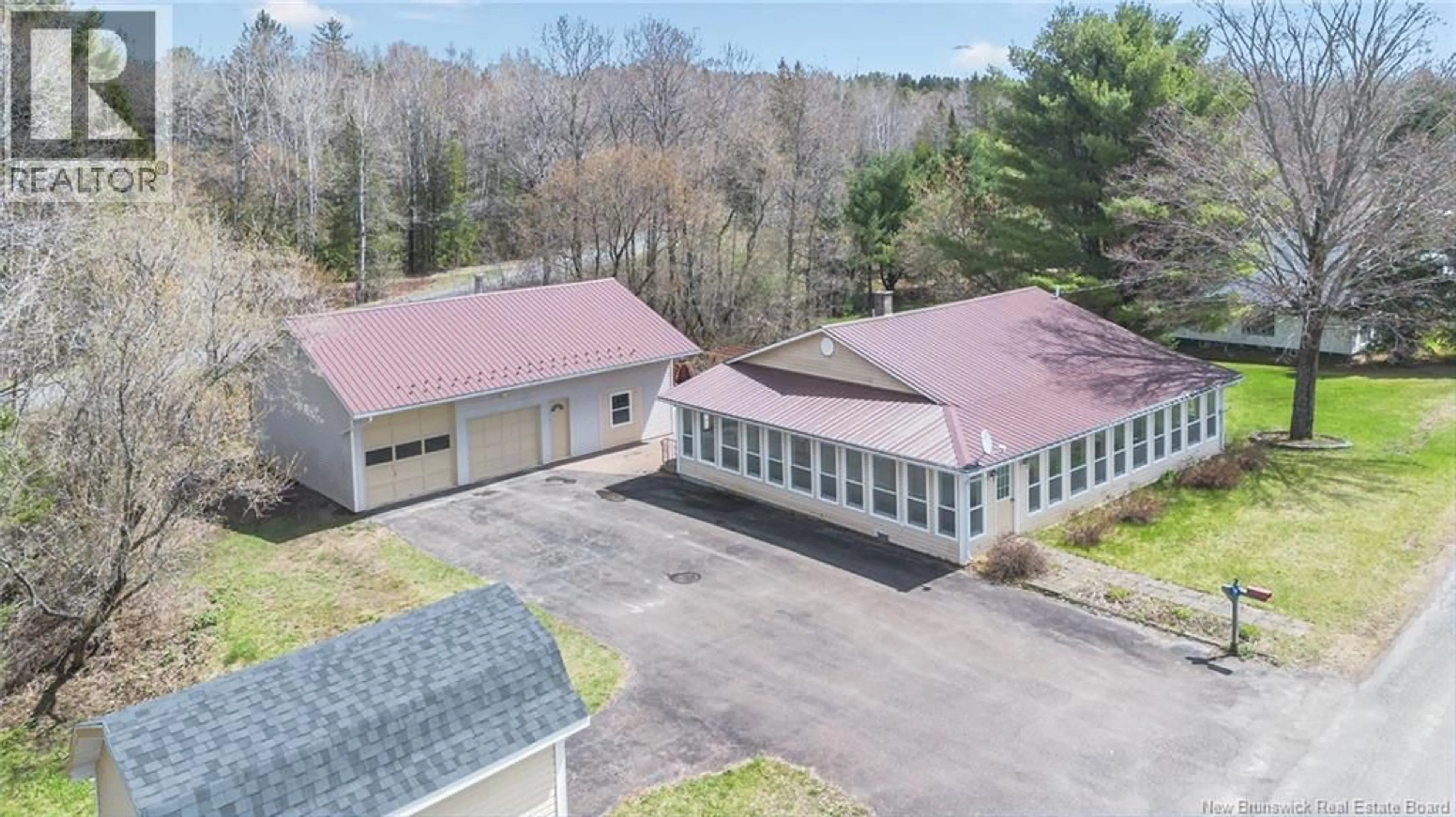 A pic from outside/outdoor area/front of a property/back of a property/a pic from drone, building for 9 NETTIES LANE, Upper Kent New Brunswick E7J2C7