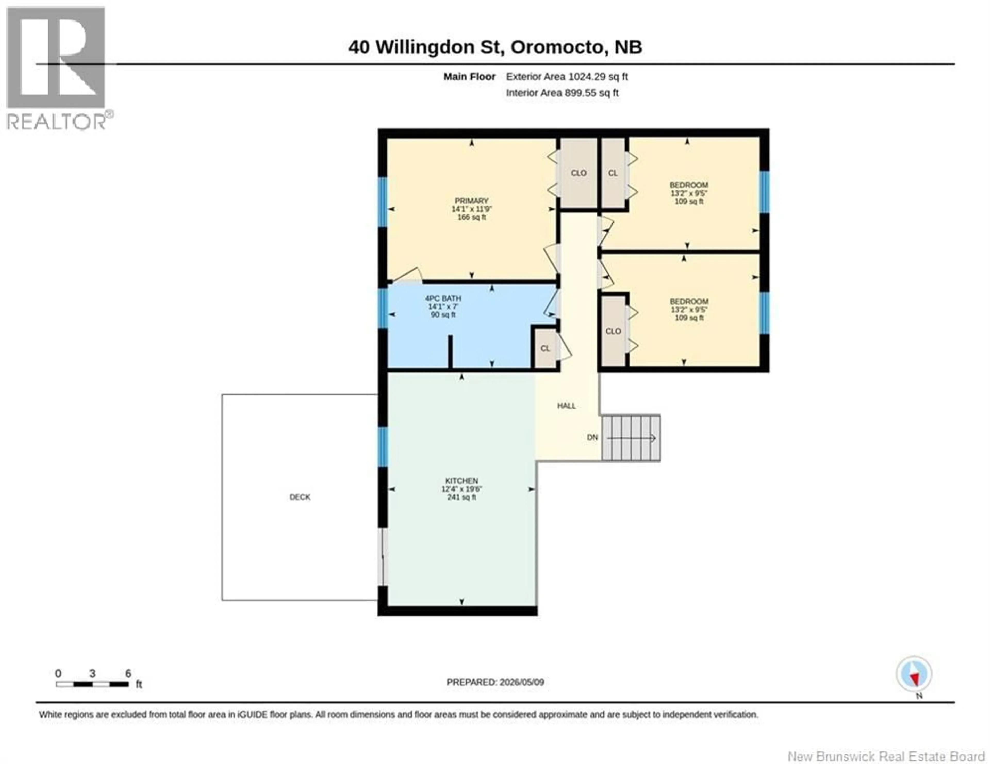 Floor plan for 40 WILLINGDON STREET, Oromocto New Brunswick E2V4N4
