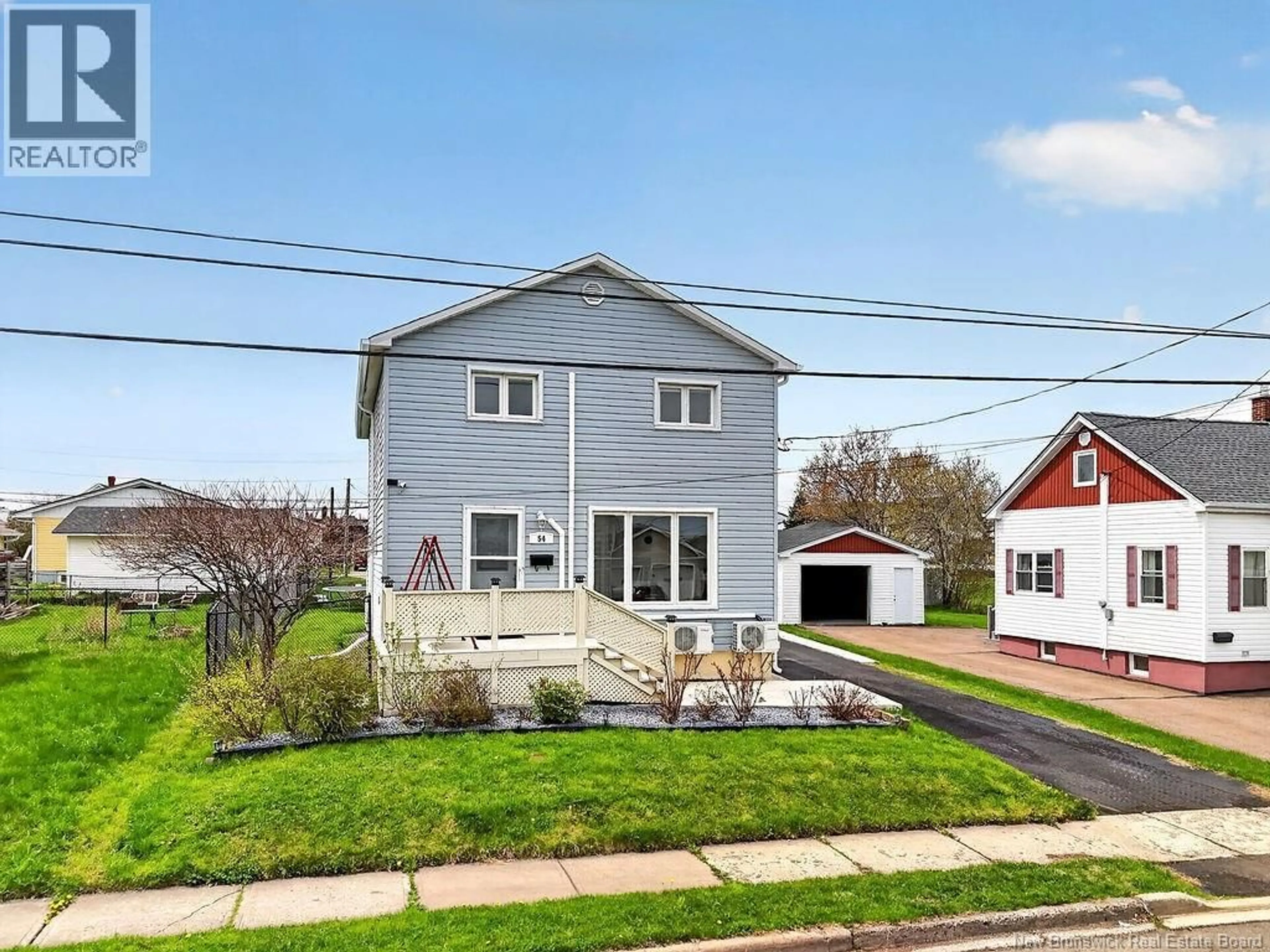 A pic from outside/outdoor area/front of a property/back of a property/a pic from drone, street for 54 SPRUCE STREET, Moncton New Brunswick E1C7K2