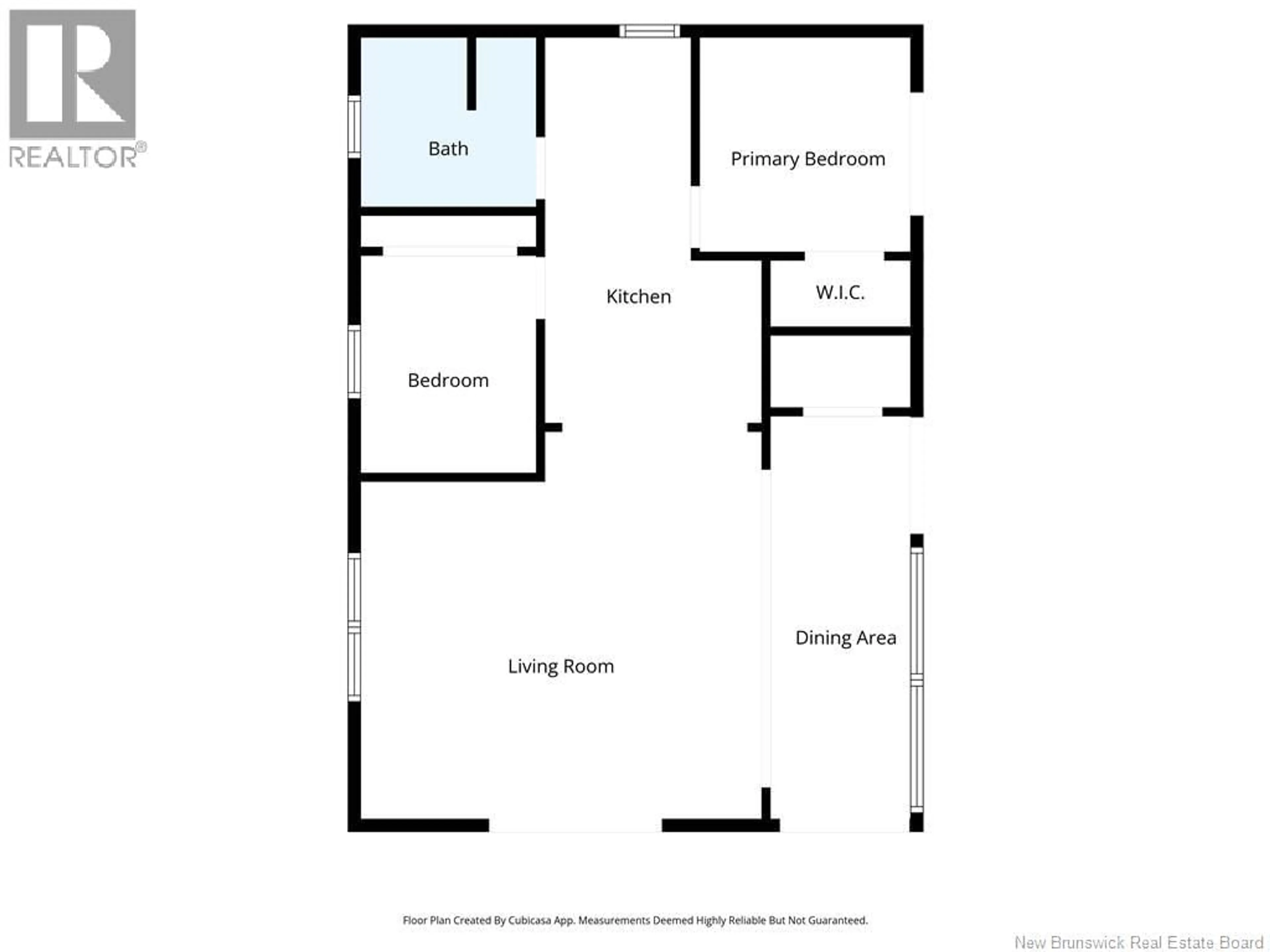 Floor plan for 9 DE L'ANSE EST, Pointe-Verte New Brunswick E8J3A7