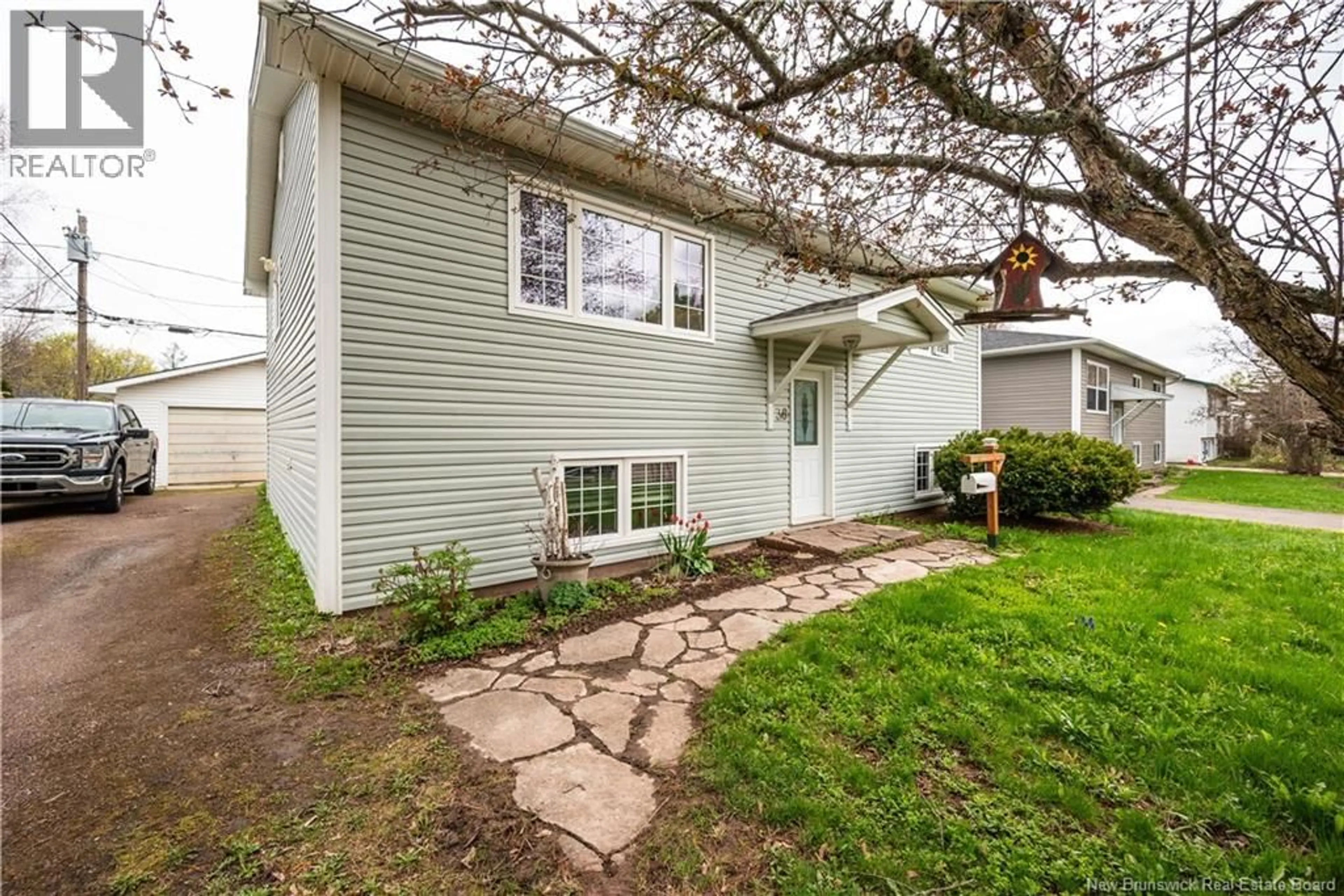Home with vinyl exterior material, street for 38 MEGHAN STREET, Riverview New Brunswick E1B4E5