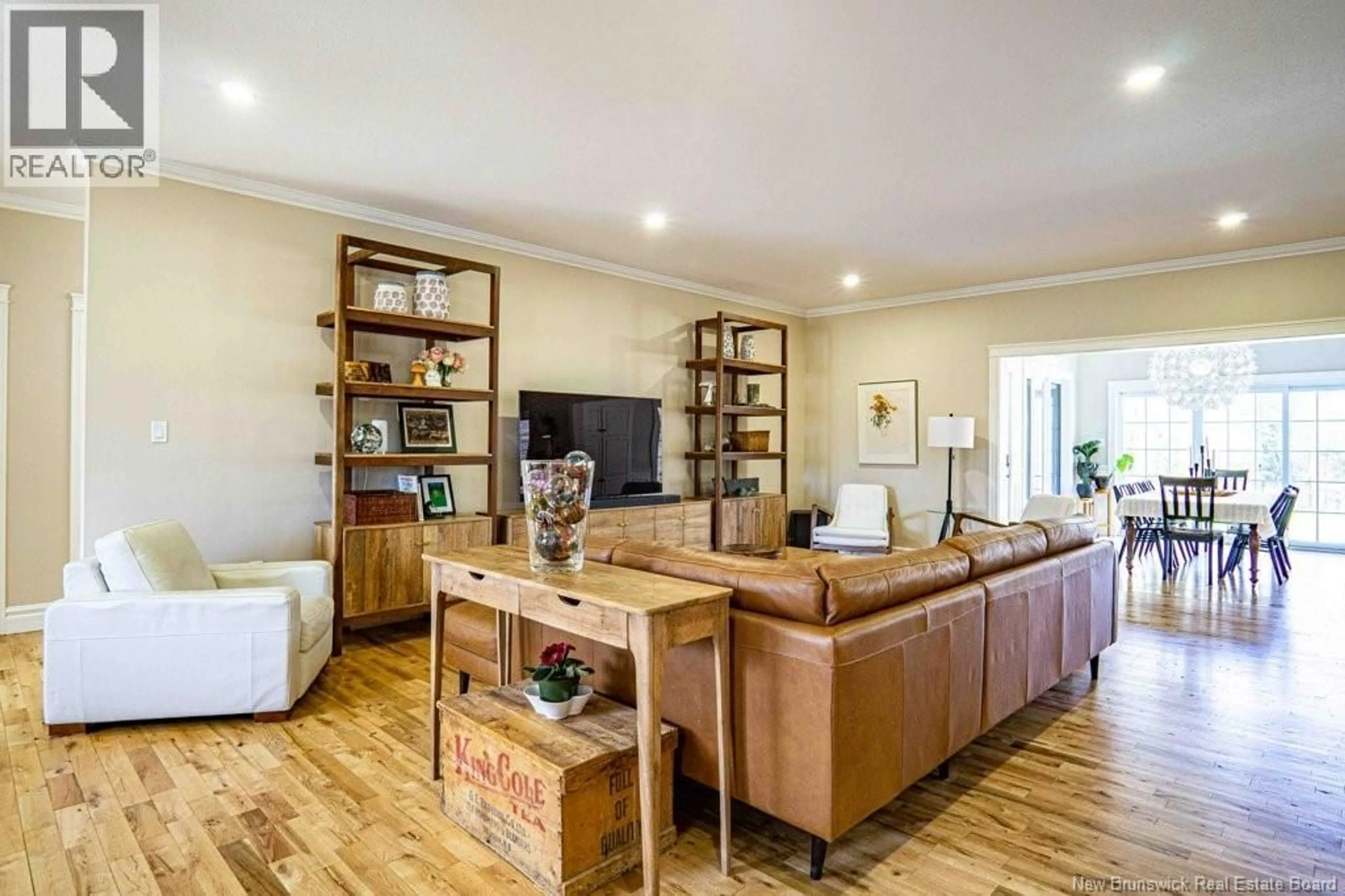 Living room with furniture, wood/laminate floor for 90 MACLEAN COURT, Fredericton New Brunswick E3G9Y1