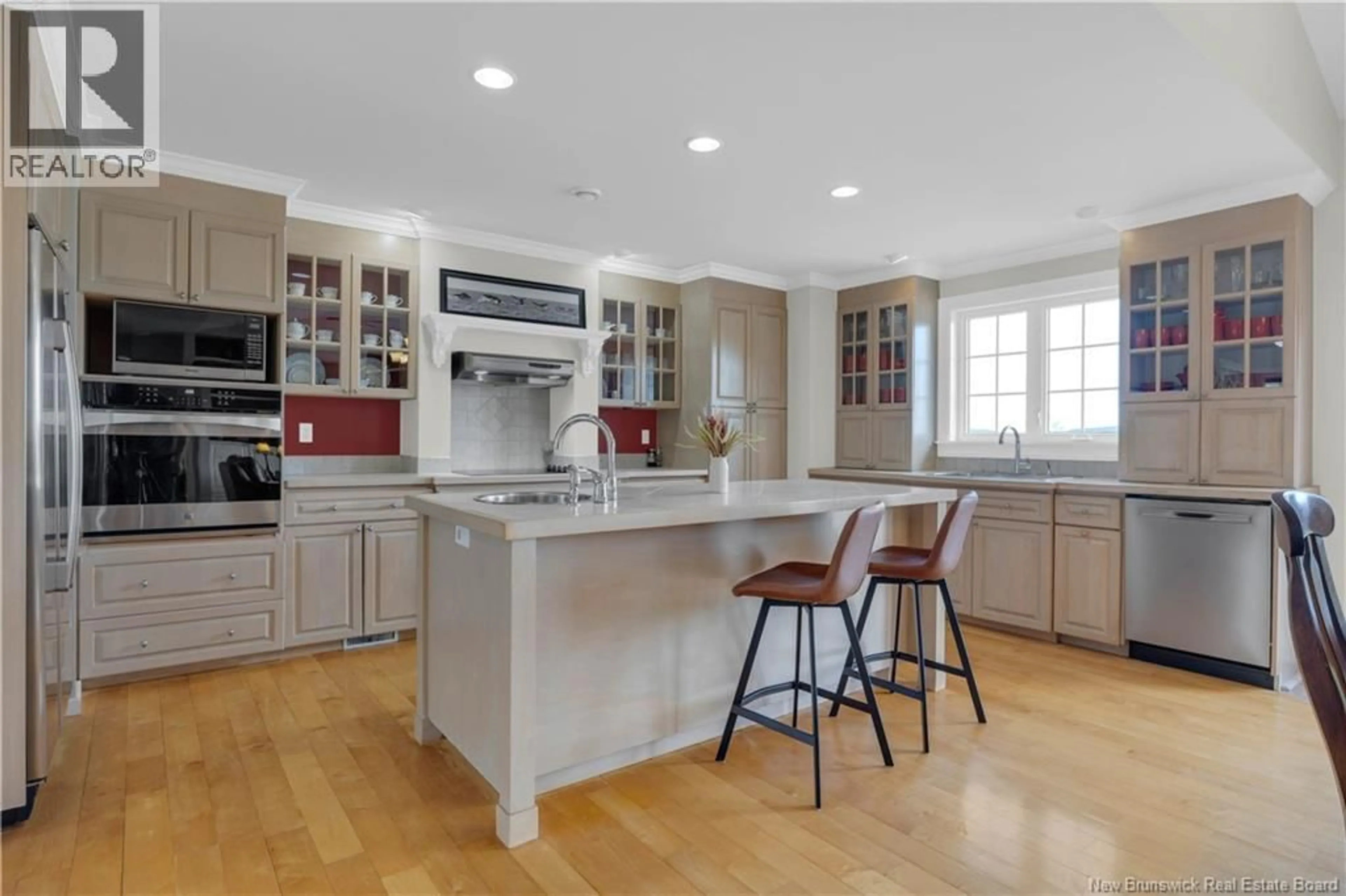 Open concept kitchen, ceramic/tile floor for 69 MORNINGSIDE CRESCENT, Grand Bay-Westfield New Brunswick E5K1X9
