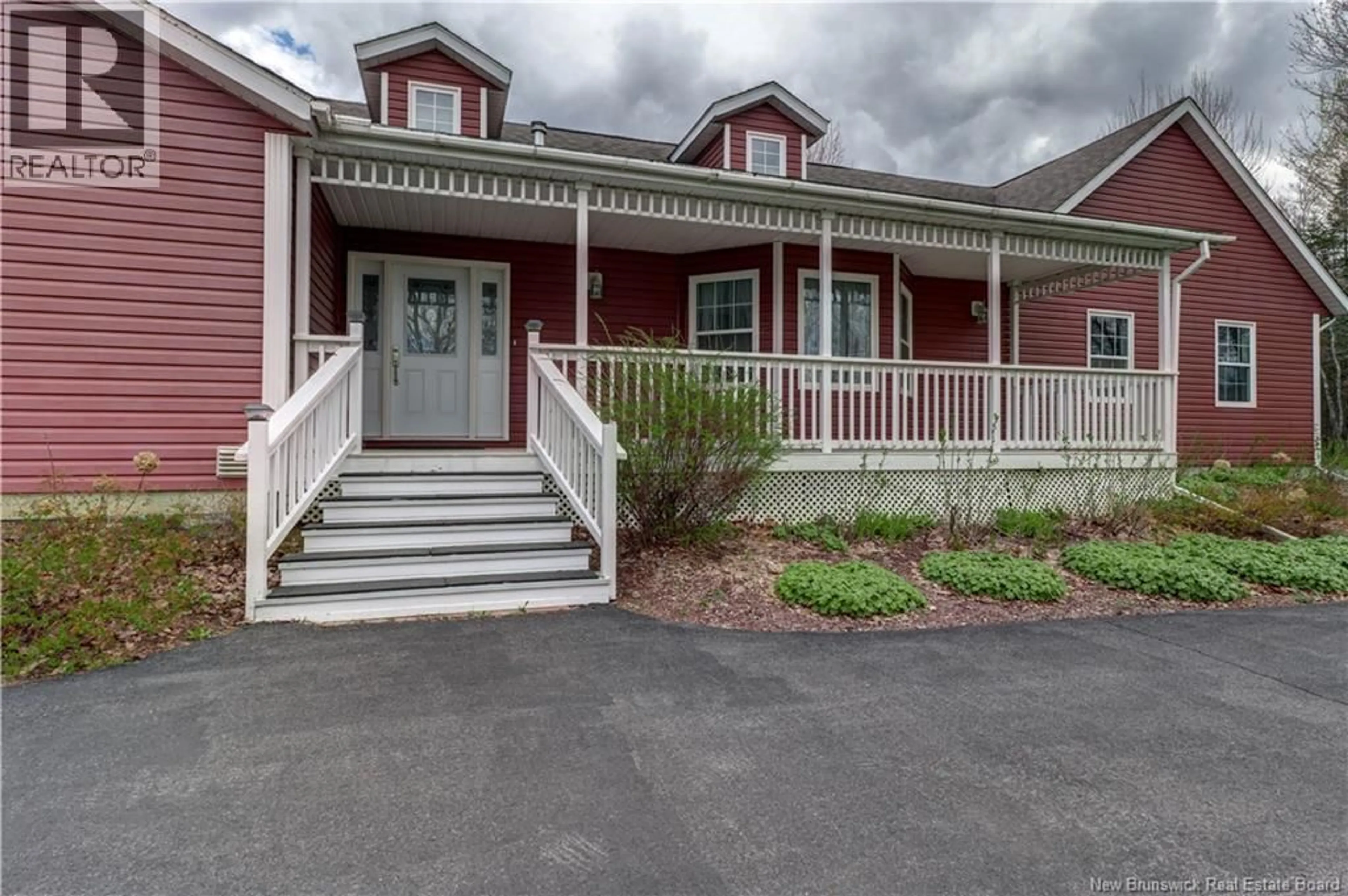 Home with vinyl exterior material, street for 102 CREEK ROAD, Berwick New Brunswick E5P0A3