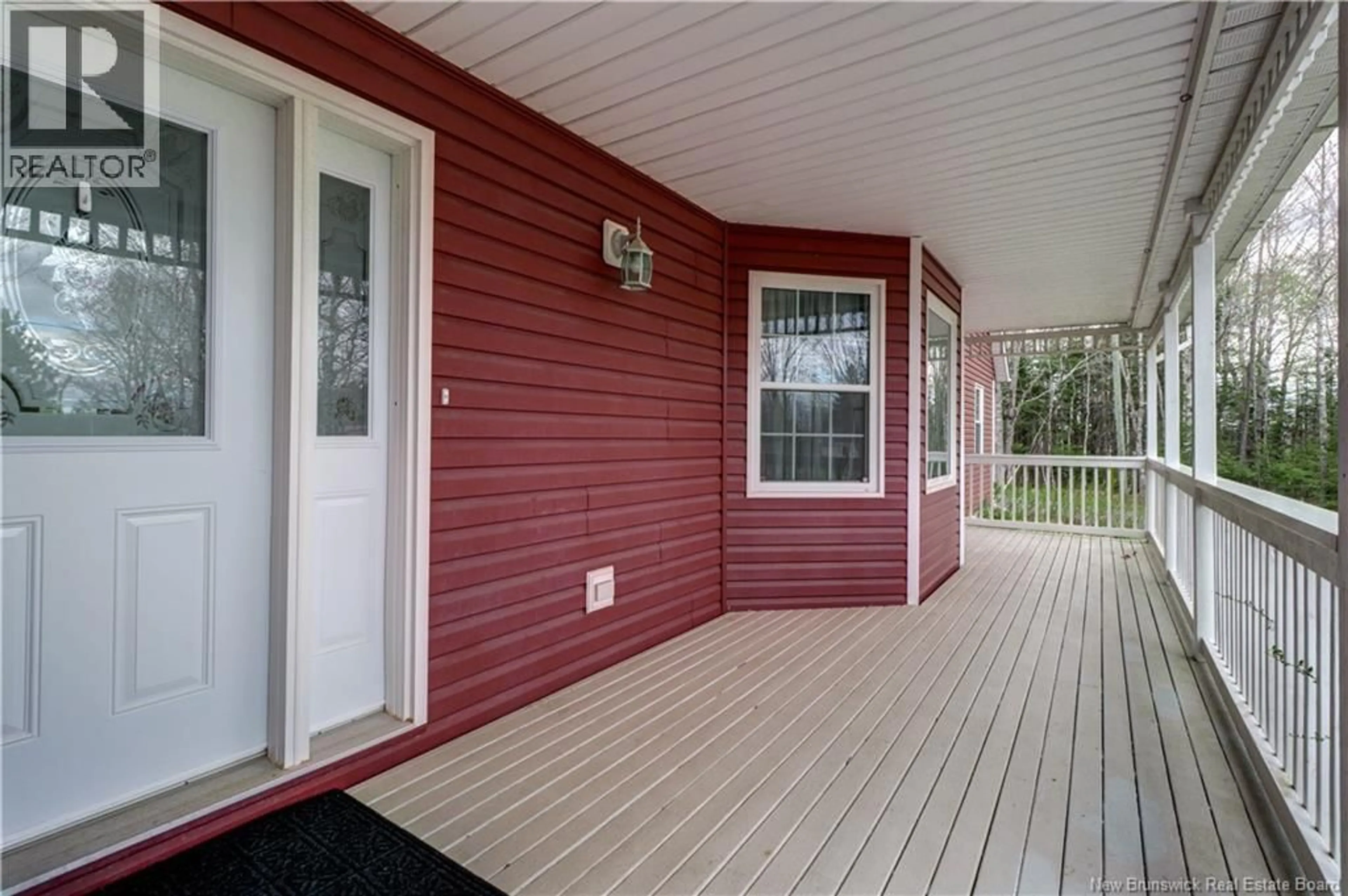 Home with vinyl exterior material, street for 102 CREEK ROAD, Berwick New Brunswick E5P0A3