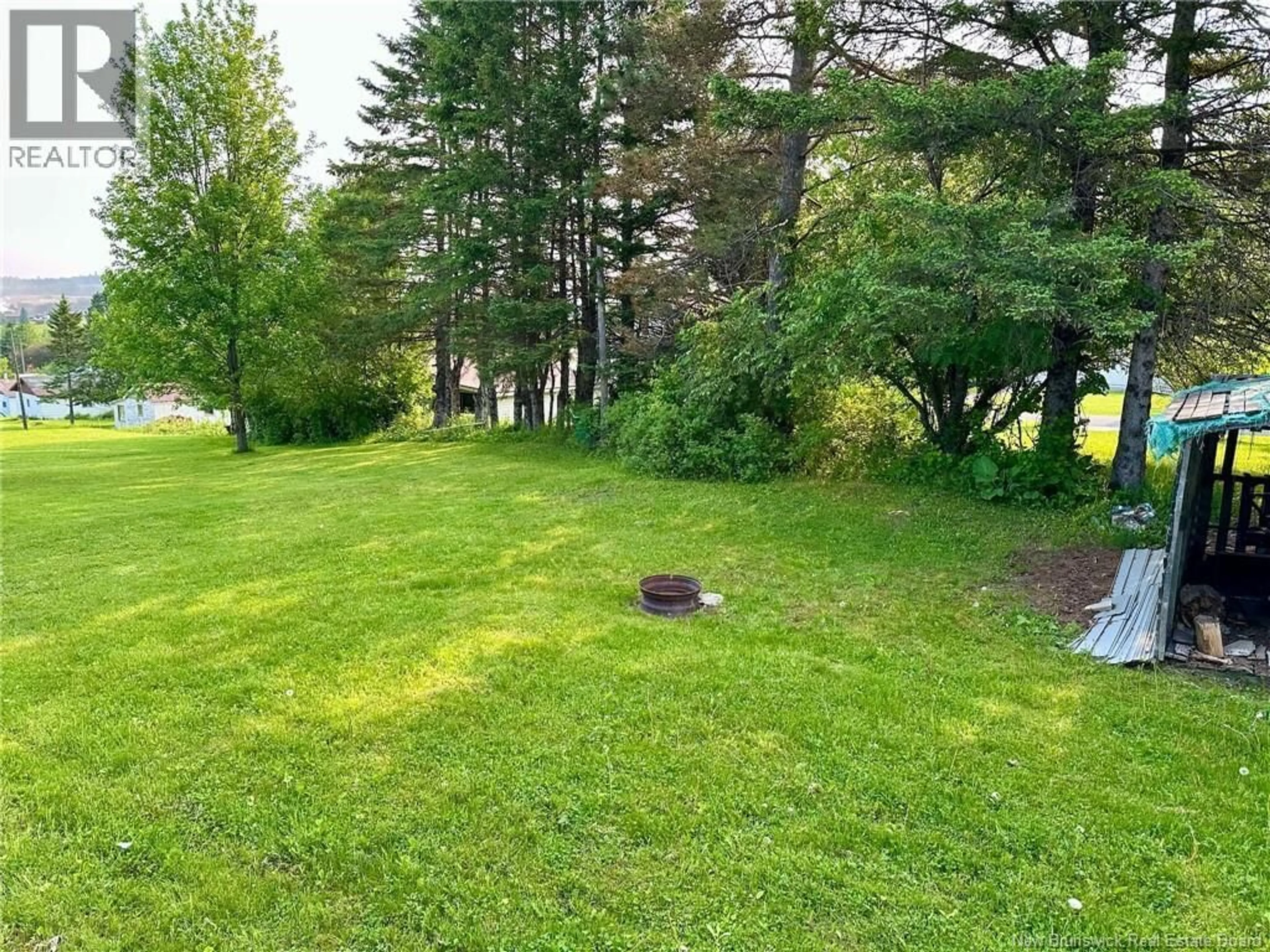 A pic from outside/outdoor area/front of a property/back of a property/a pic from drone, forest/trees view for 142 MAIN STREET, Plaster Rock New Brunswick E7G2E4
