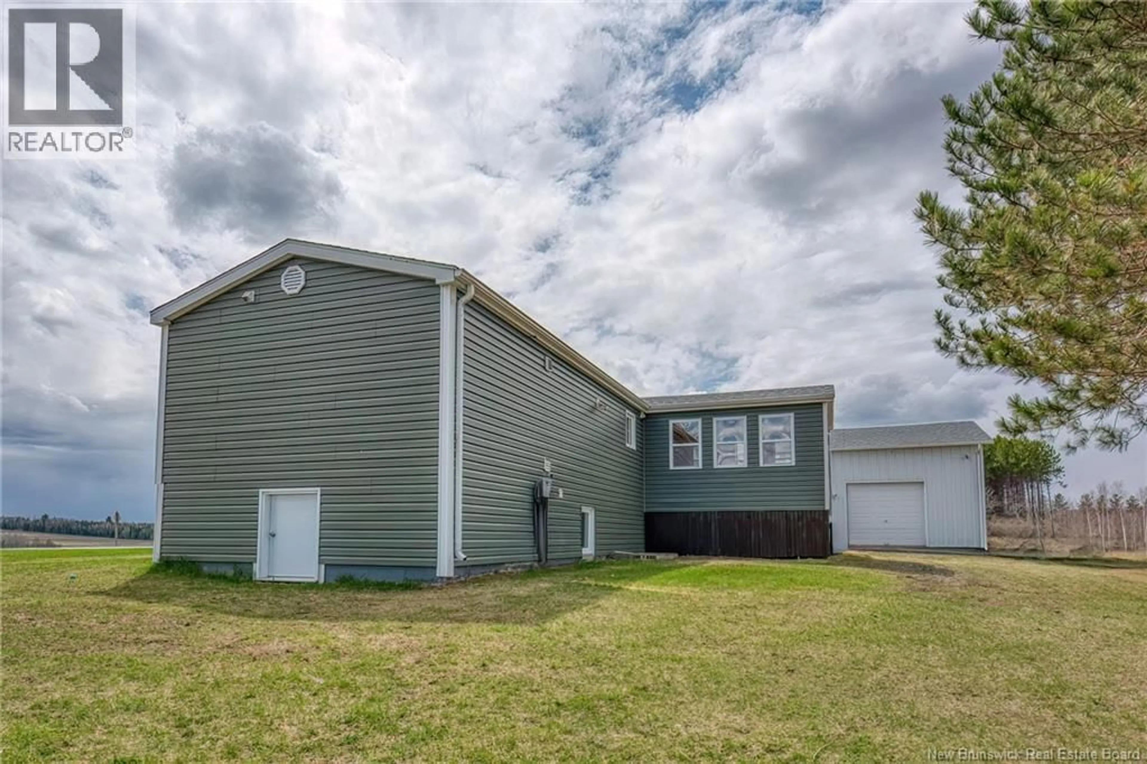 Home with vinyl exterior material, street for 435 ROUTE 375, DSL de Grand-Sault/Falls New Brunswick E3Z1Z1