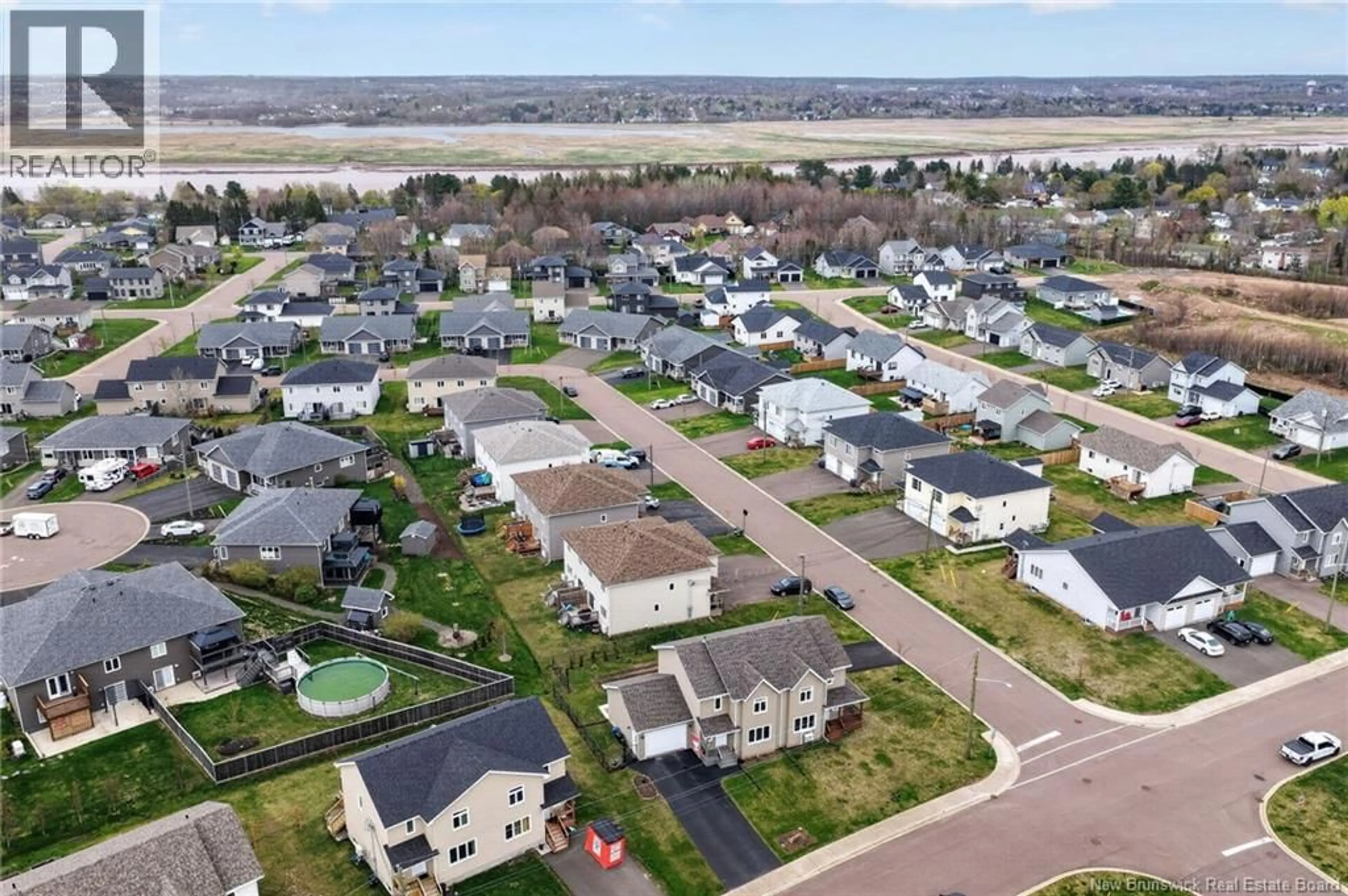 A pic from outside/outdoor area/front of a property/back of a property/a pic from drone, street for 185 OAKFIELD DRIVE, Riverview New Brunswick E1B0S7