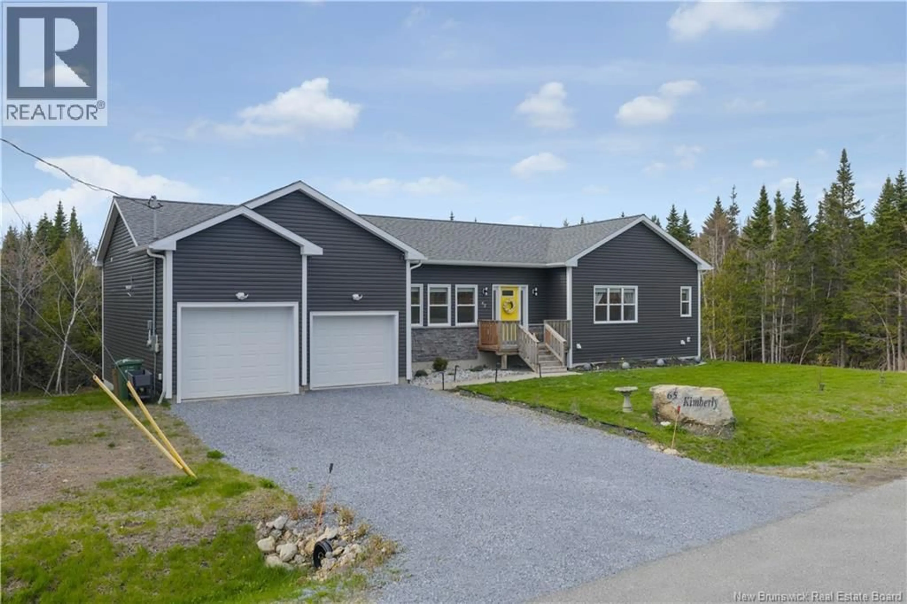 Home with vinyl exterior material, street for 65 KIMBERLY STREET, Saint John New Brunswick E2N0B4