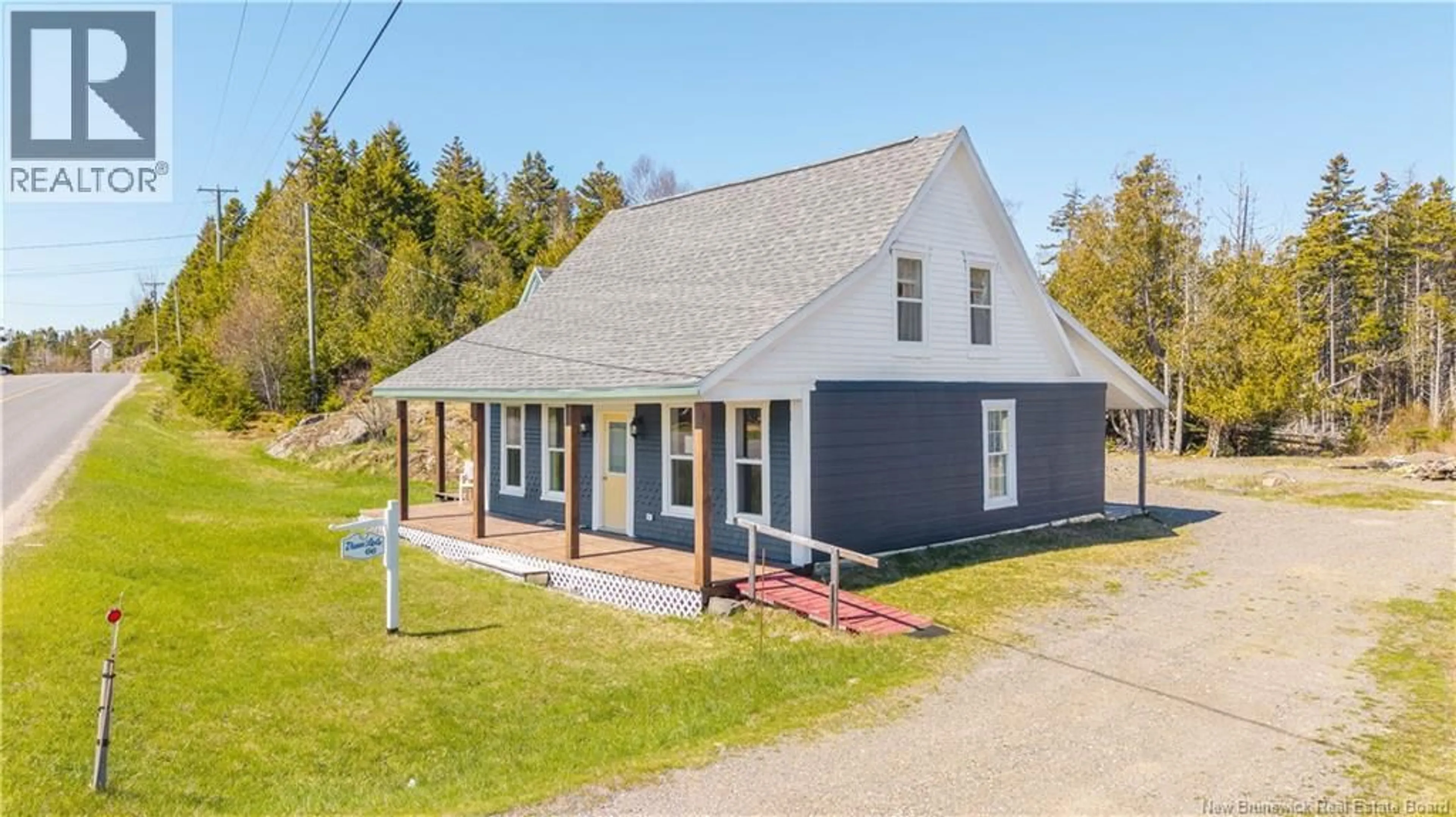 A pic from outside/outdoor area/front of a property/back of a property/a pic from drone, building for 66 ROUTE 772, Stuart Town New Brunswick E5V1H3