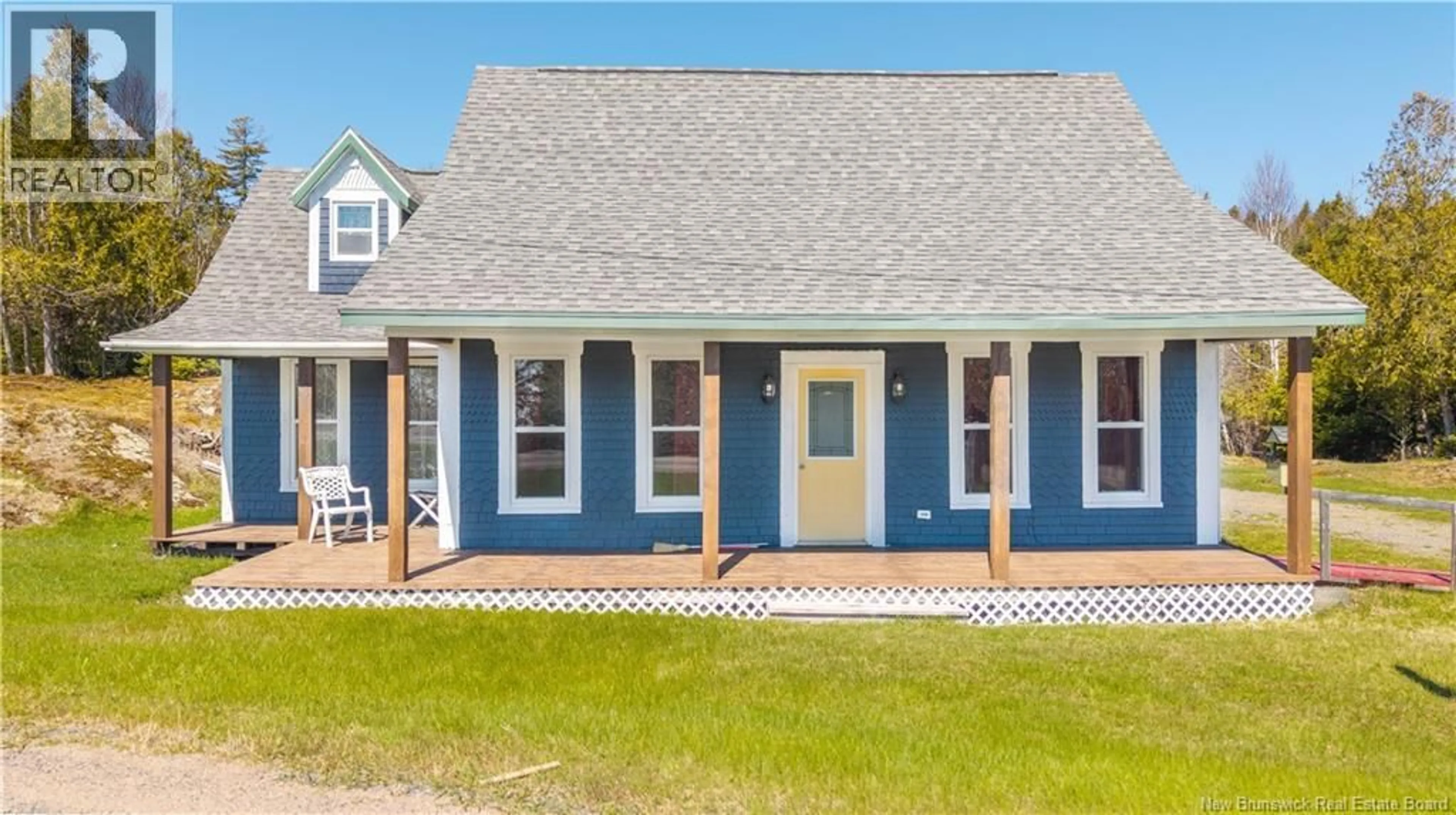 Home with vinyl exterior material, street for 66 ROUTE 772, Stuart Town New Brunswick E5V1H3